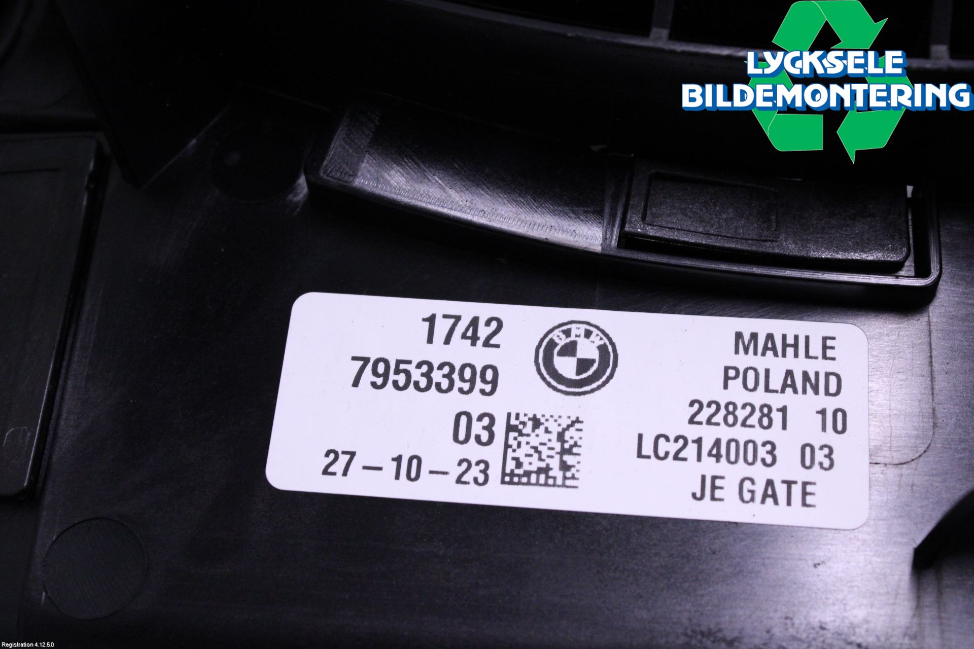 BMW 5 G30/G31/F90 17-23 Kylfläkt El