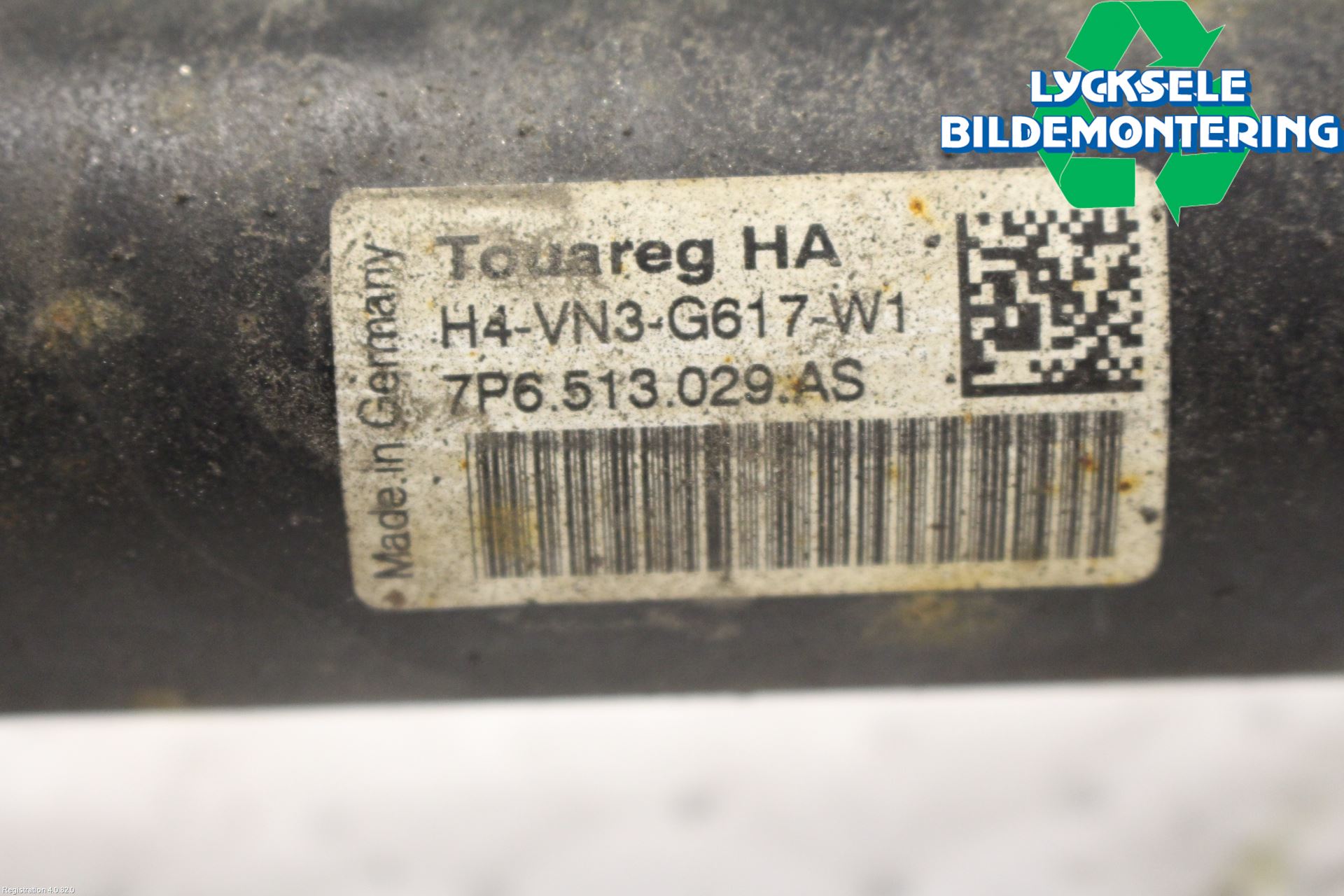 Volkswagen VW TOUAREG 7P 11-18 Fjäderben Bak Vänster