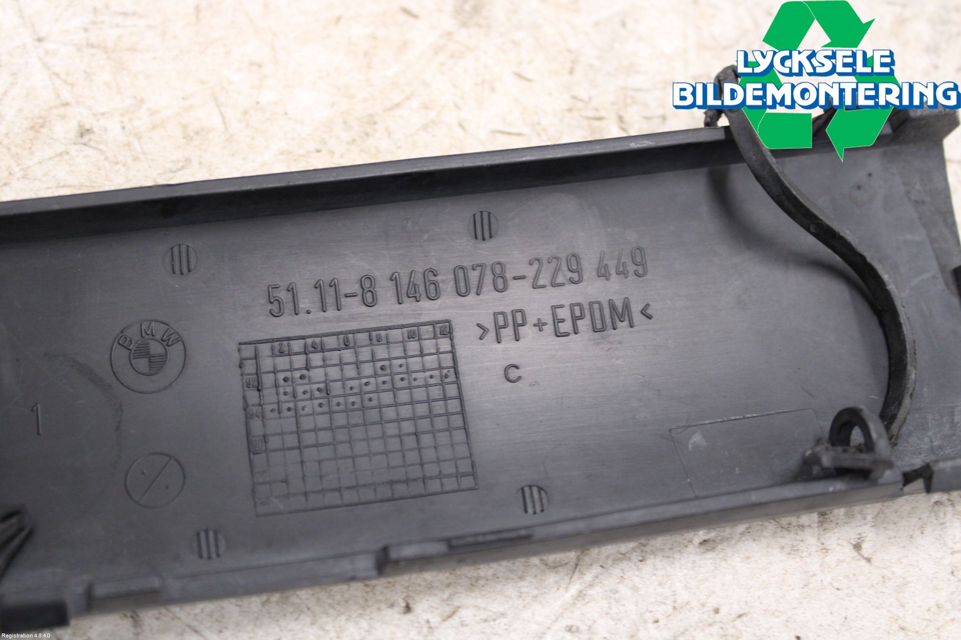 BMW 3 E36      91-00 Stöt Utfyllnad-List-Grill