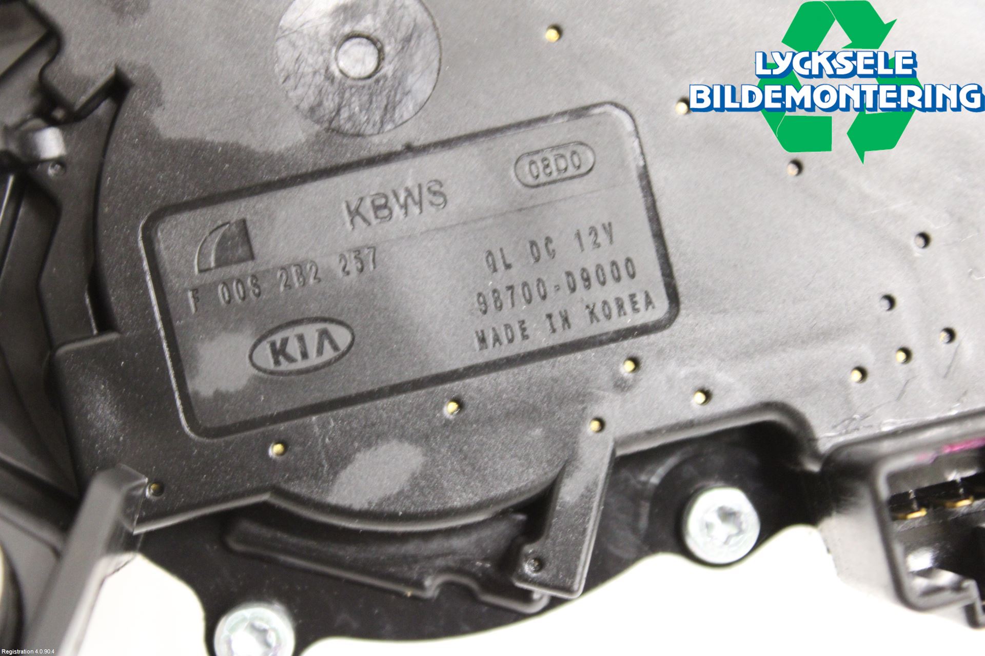 Kia SPORTAGE (QL) 16-21 Torkarmotor Baklucka