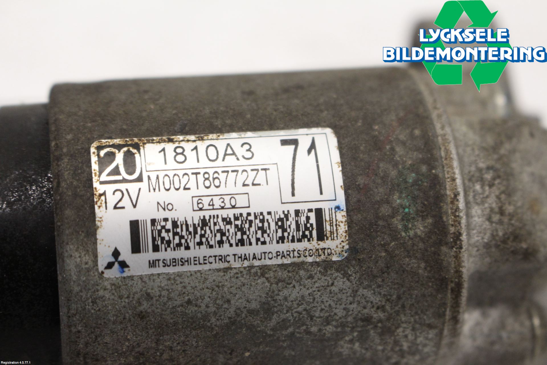 Fiat FULLBACK 16-19 Startmotor Diesel