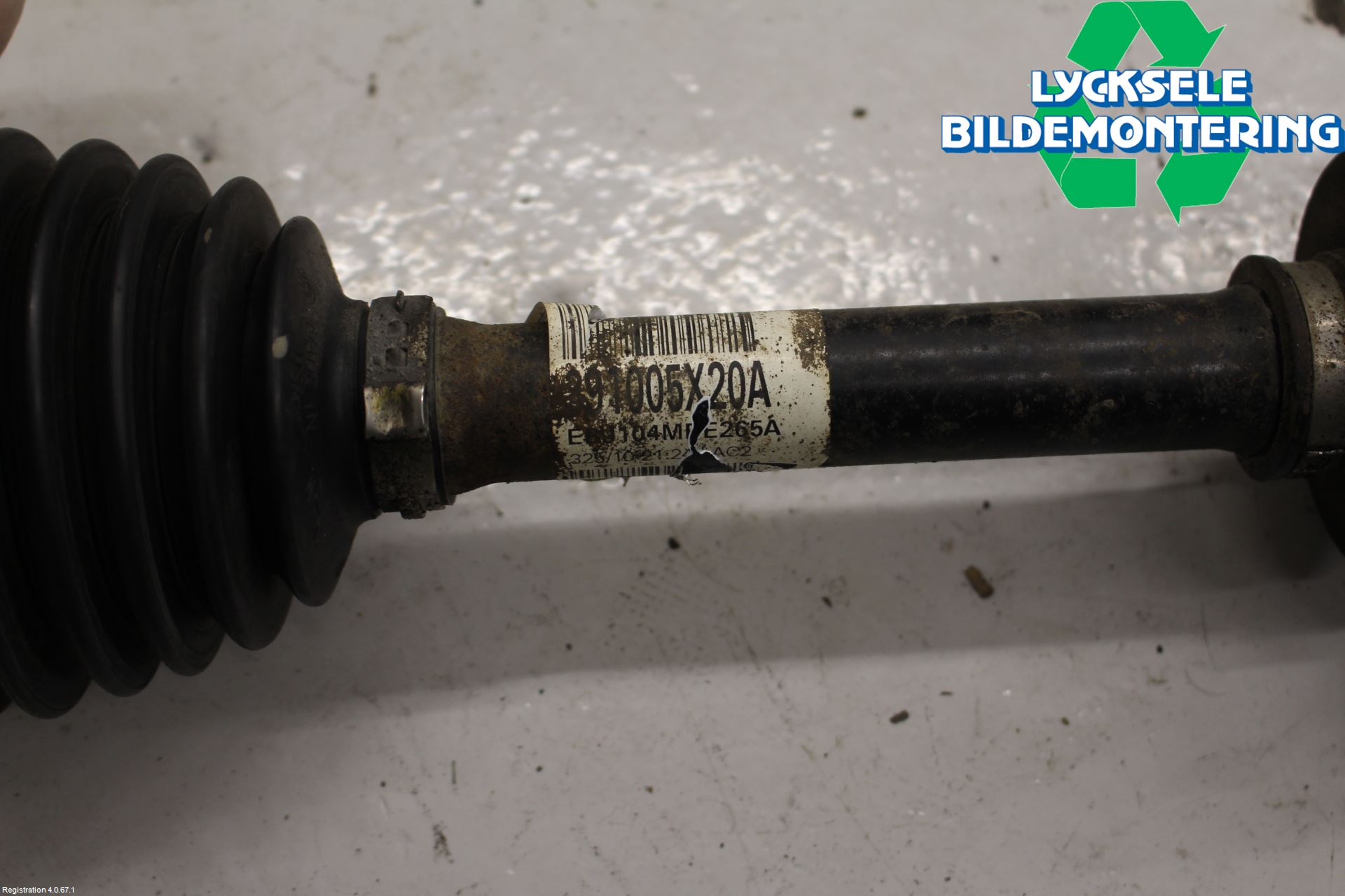 Nissan PATHFINDER R51 05-12 Drivaxel Fram Höger