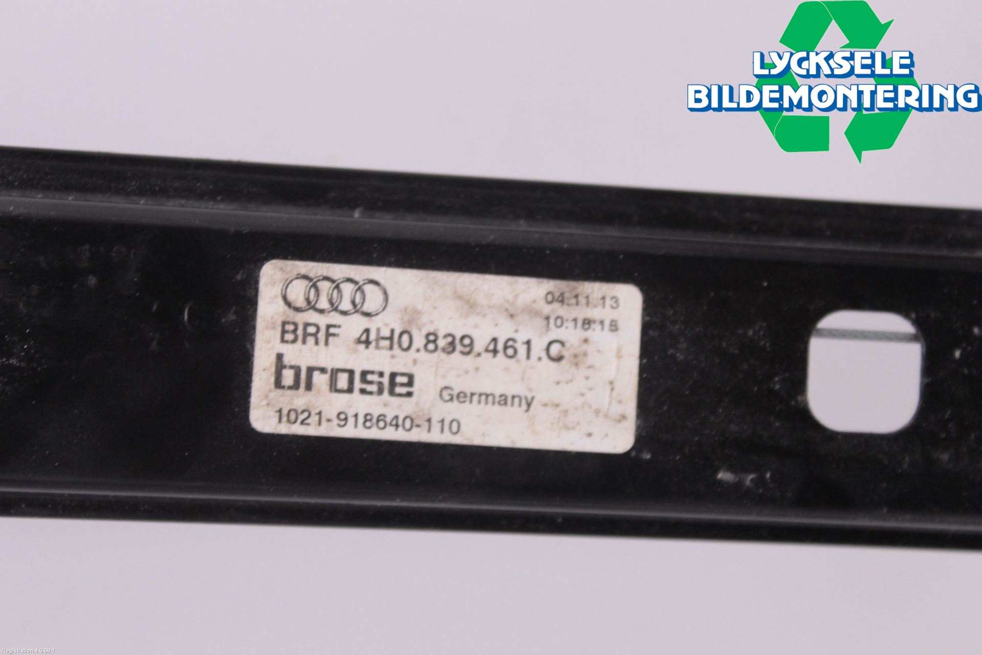 Audi A8/S8 4H 10-17 Fönsterhissmekanism