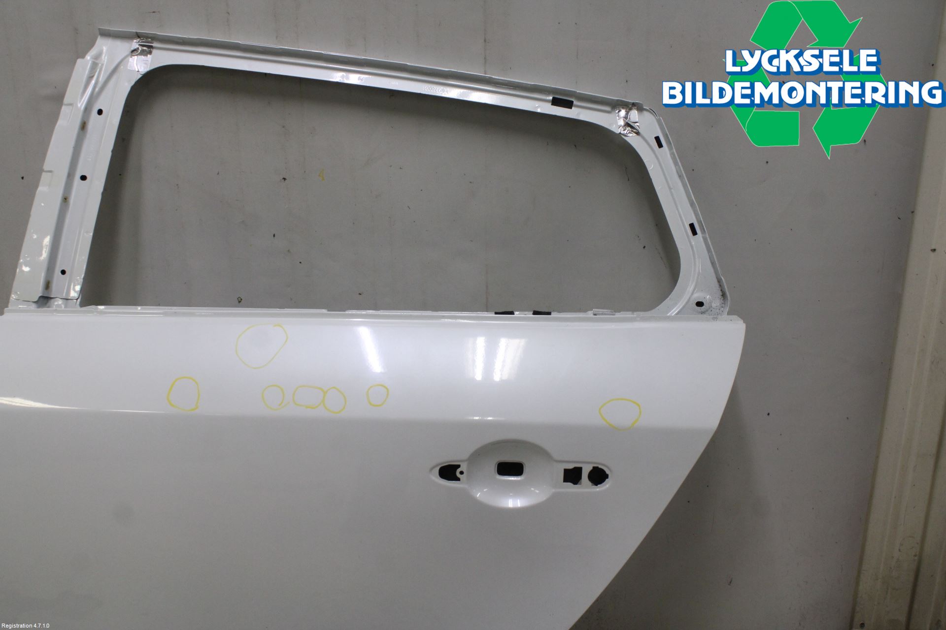 Renault MEGANE III 09-15 Dörr Bak Vänster