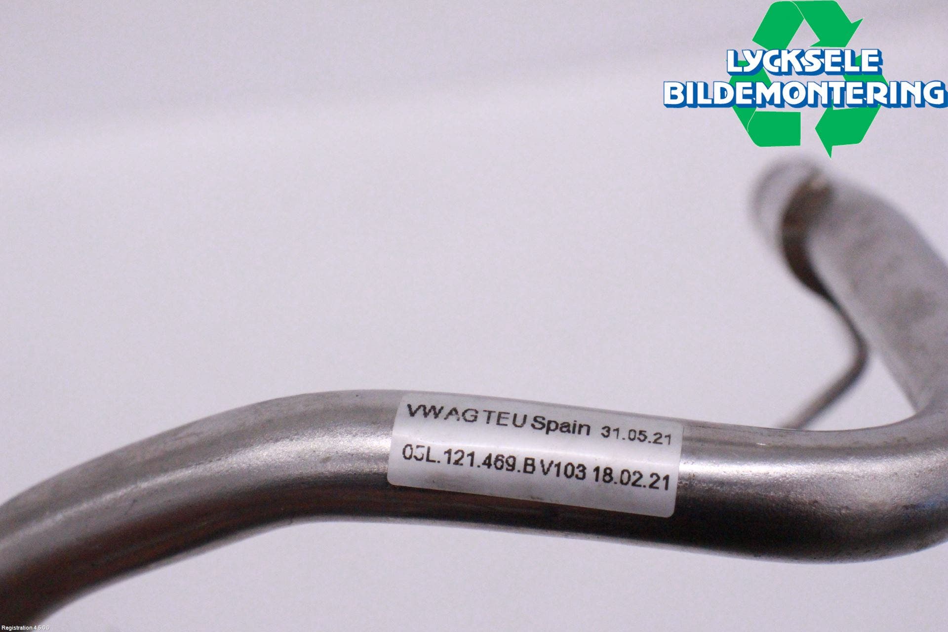 Volkswagen VW TIGUAN 16-24 Turbovattenrör