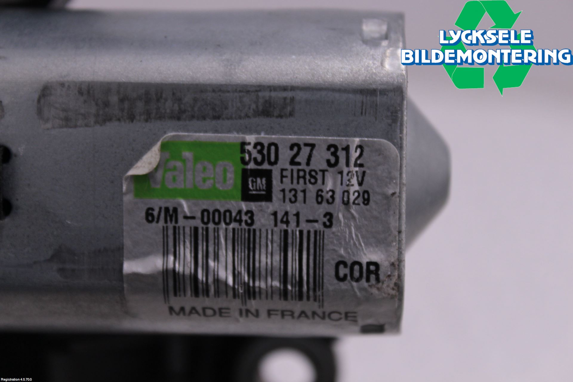 Opel CORSA D 07-14 Torkarmotor Baklucka