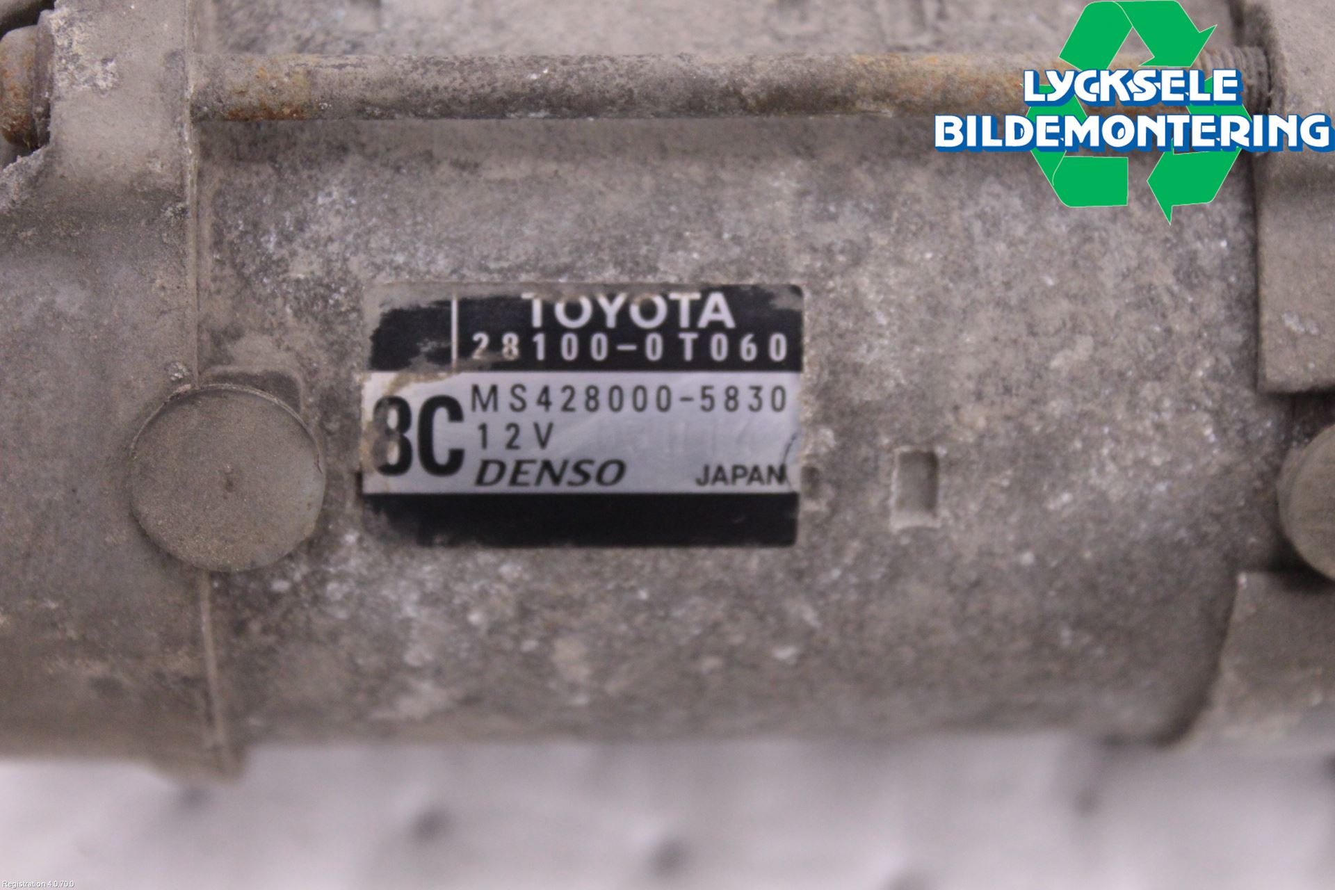 Toyota VERSO 09-18 Startmotor