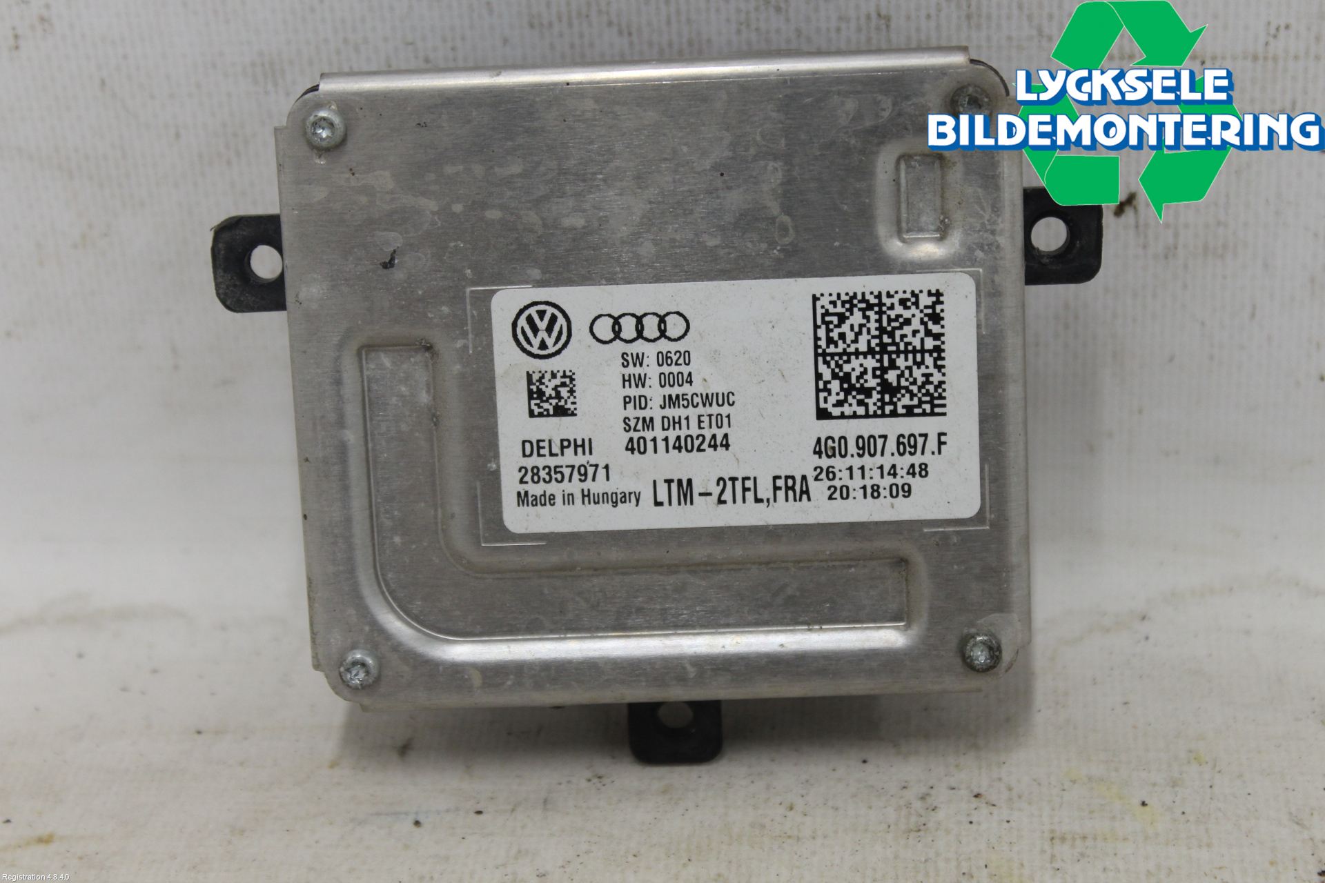 Skoda SUPERB 09-15 Styrenhet Strålkastare