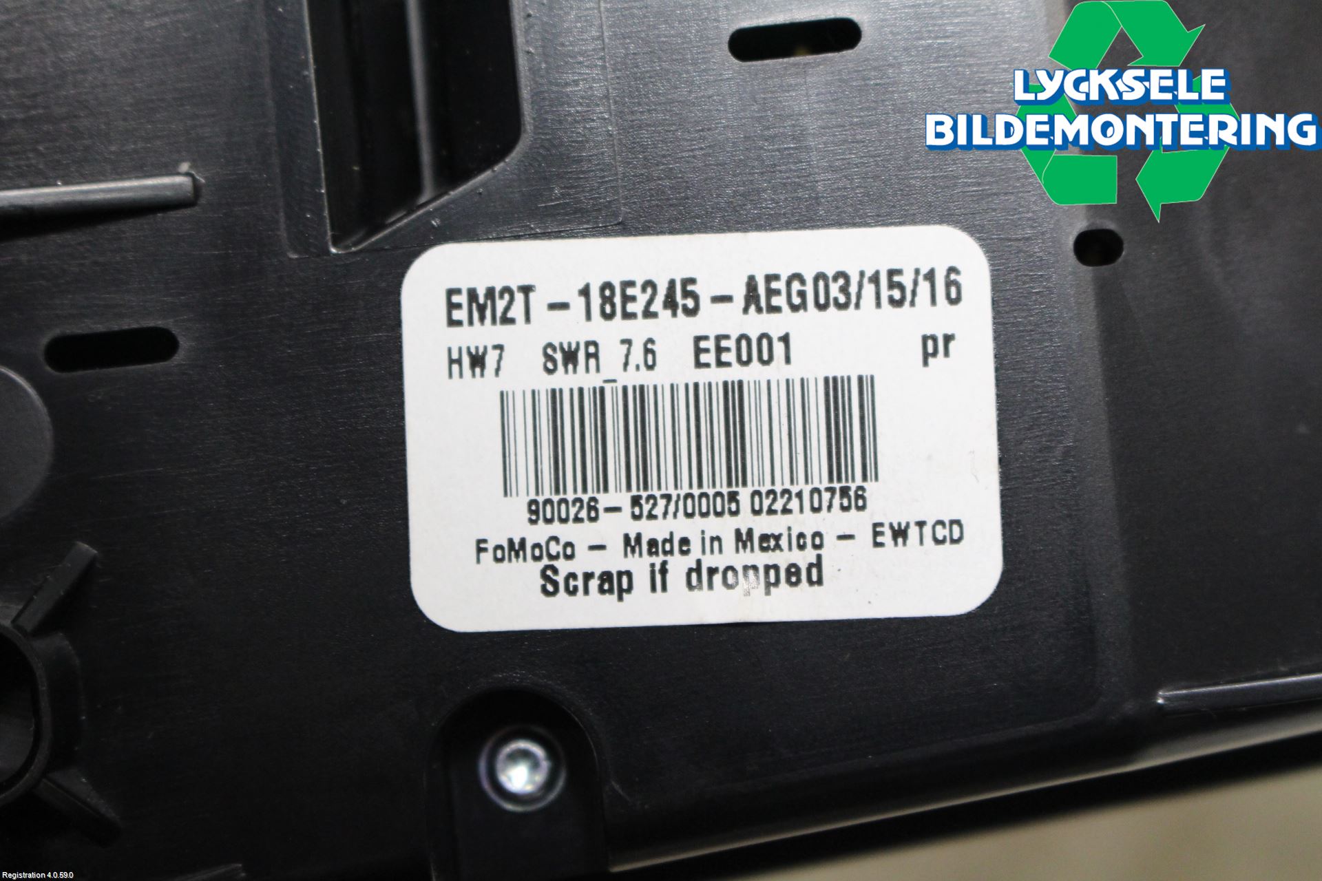 Ford GALAXY 16- Ac Styrenhet Ac Manöveren