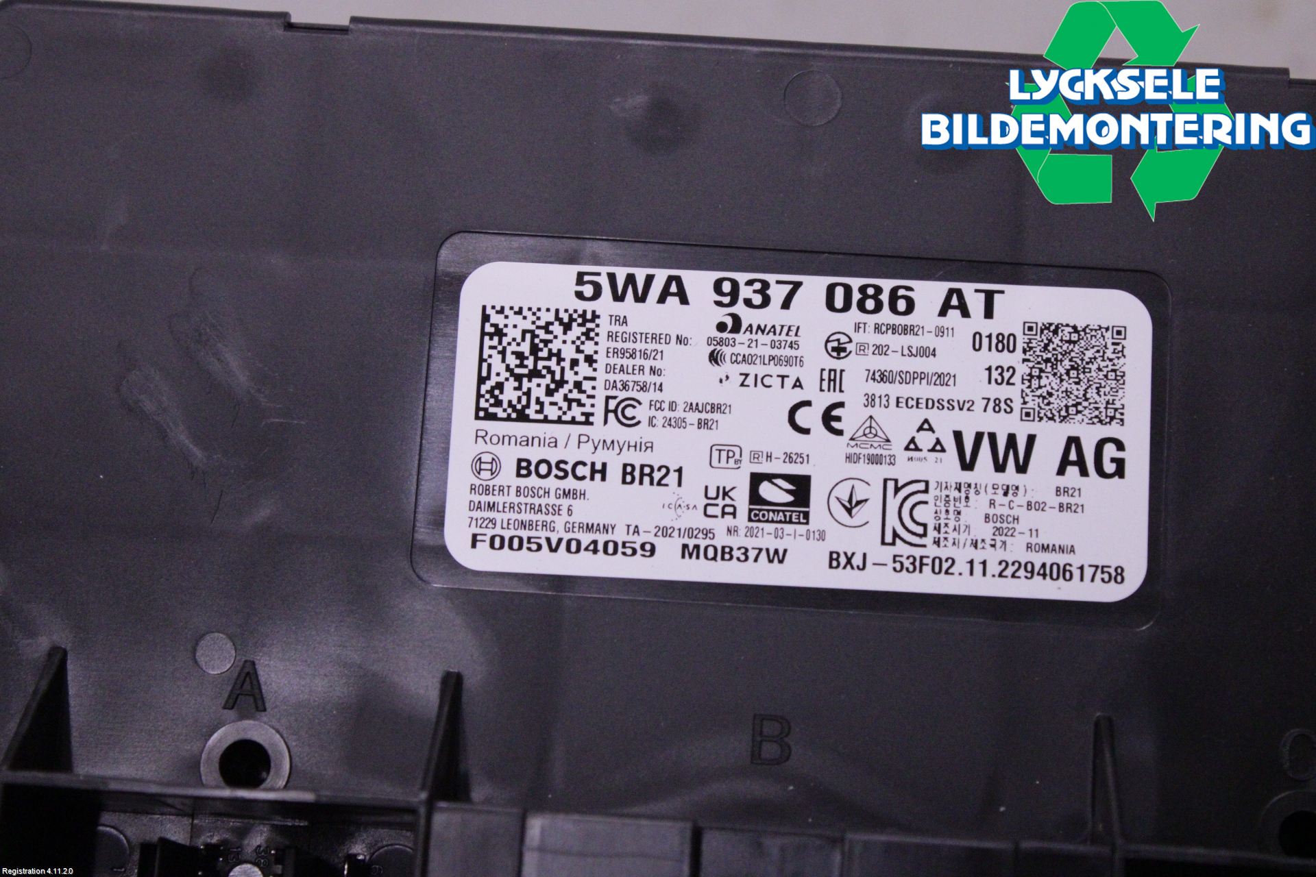 Volkswagen VW GOLF / E-GOLF VIII 20- Komfort Styrdon