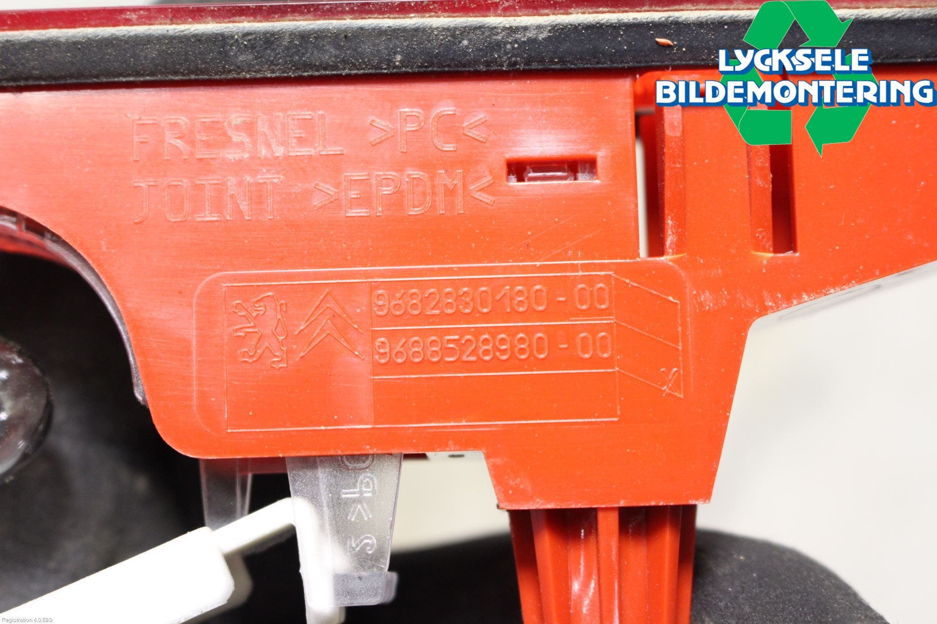 Citroen BERLINGO 08-18 Bromsljus Bakruta