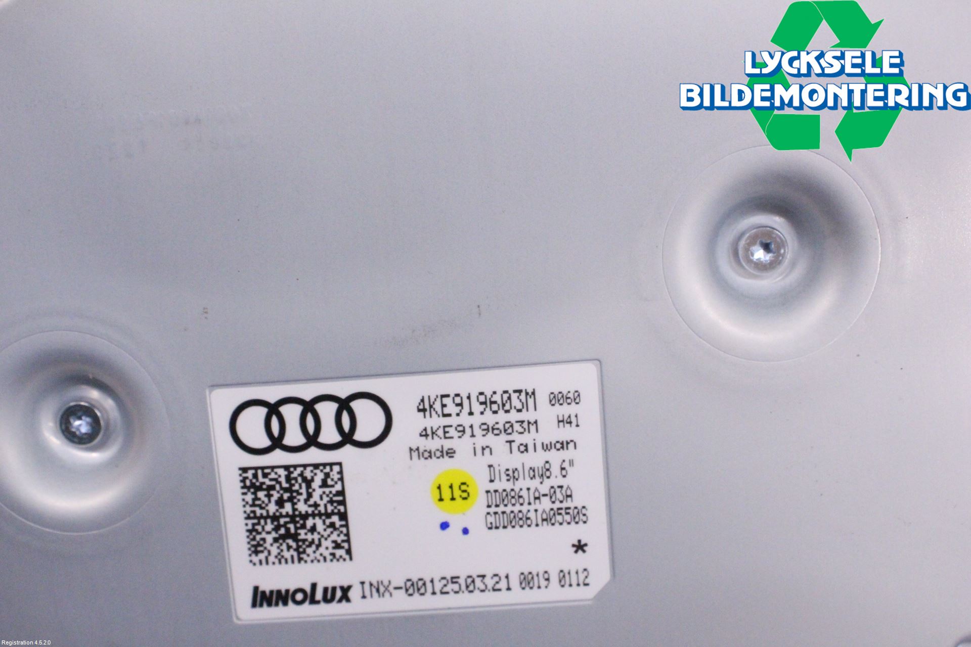 Audi E-TRON, S GE 19- Multifunktionsdisplay