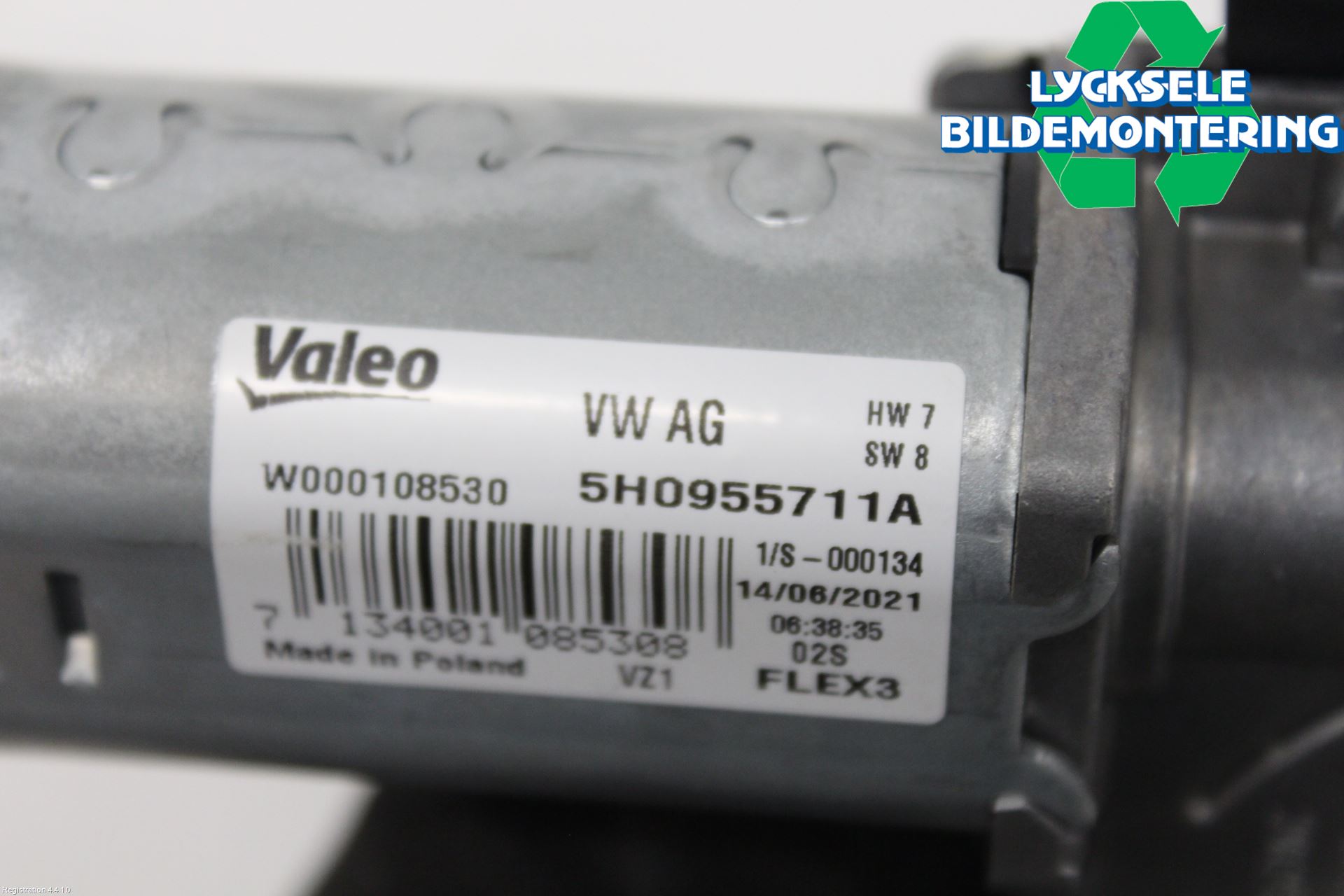 Volkswagen VW GOLF / E-GOLF VIII 20- Torkarmotor Baklucka