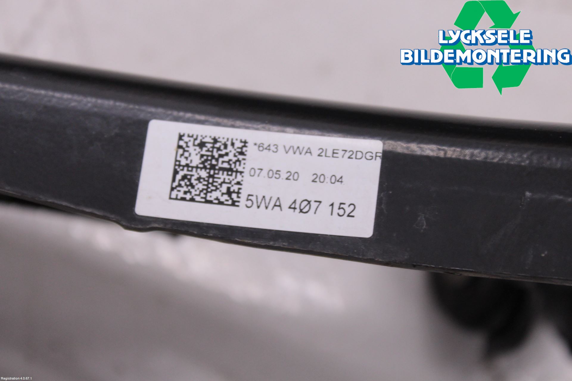Volkswagen VW GOLF / E-GOLF VII 13-20 Bärarm Fram Undre Hö