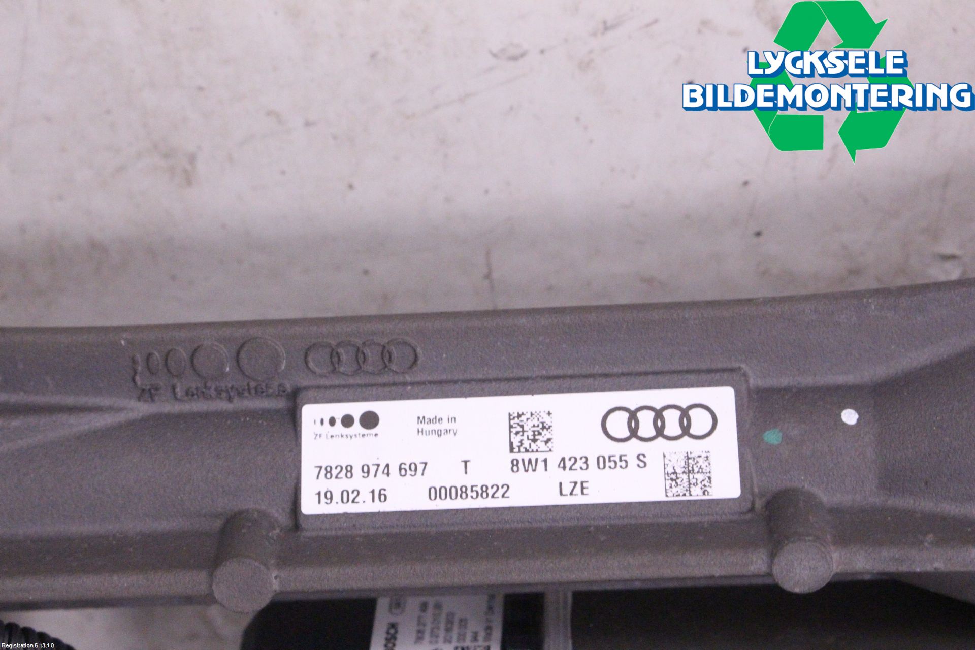 Audi A4/S4 B9 16-19 Styrväxel-Snäcka Elektrisk