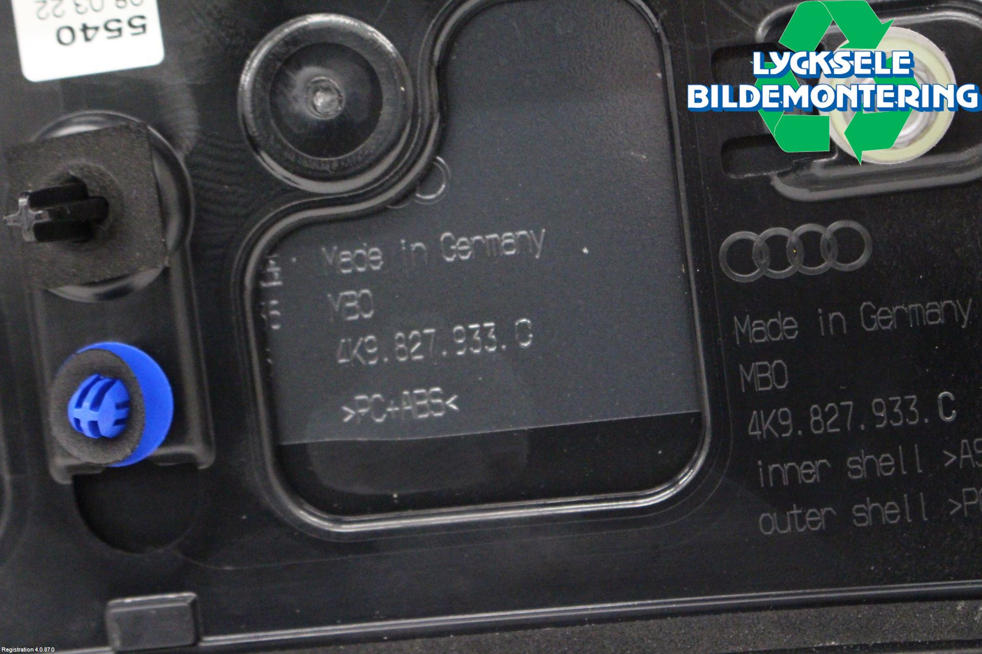 Audi A6 F2/C8 19- Spoiler Baklucka