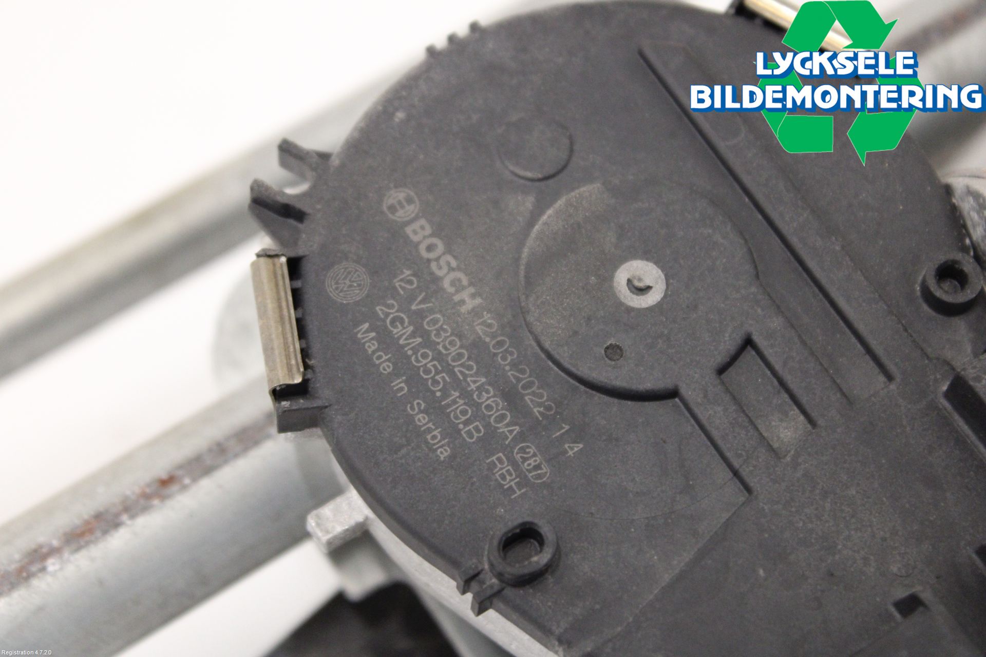 Volkswagen VW T-ROC 18- Torkarmotor Vindruta