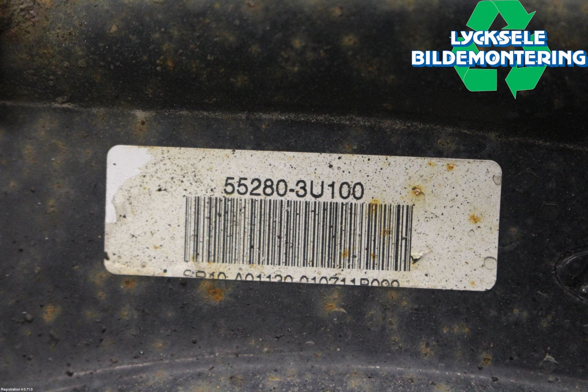 Kia SPORTAGE (SL) 11-15 Bärarm Bak Höger