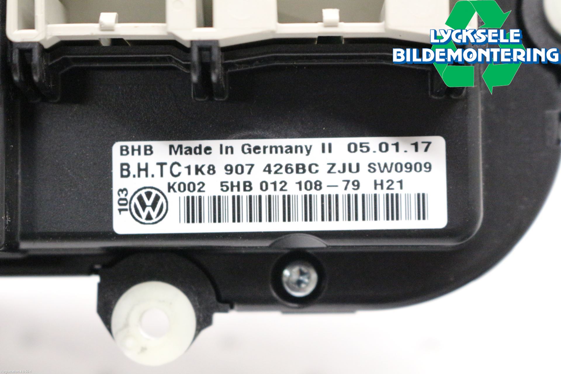 Volkswagen VW CADDY 16-20 Ac Styrenhet Ac Manöveren
