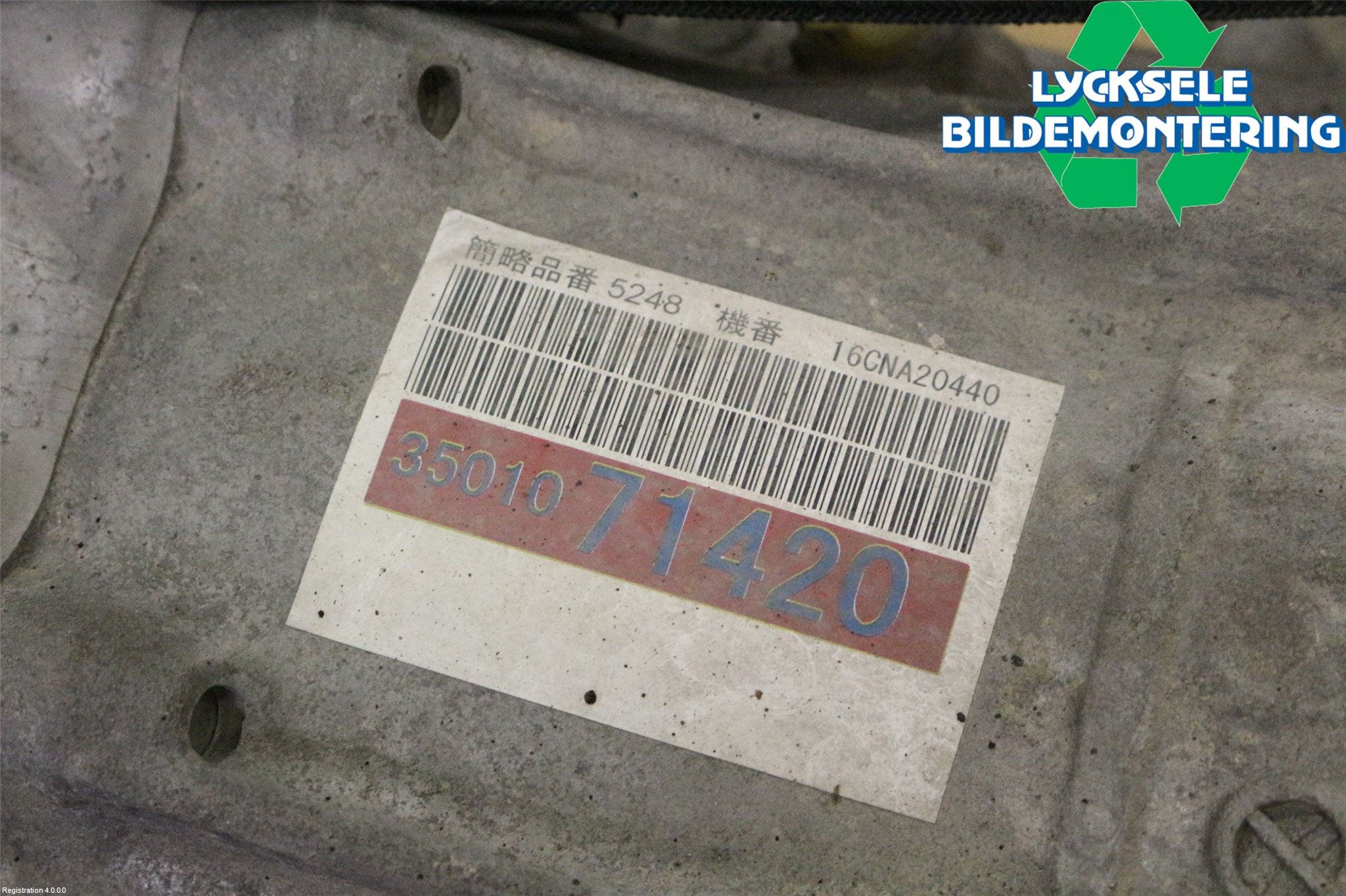 Toyota HILUX 16- Växellåda Automat