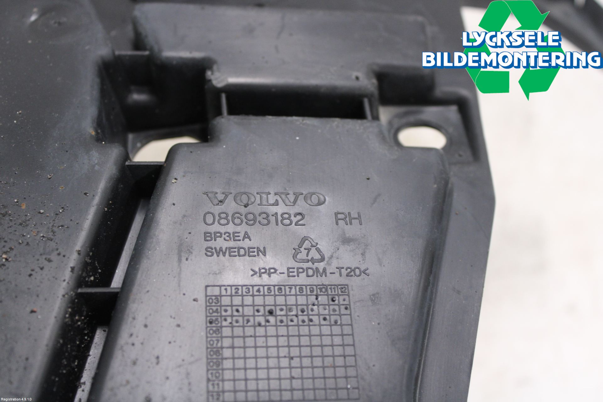 Volvo V70 05-08 Stötfångarfäste Fram Hö