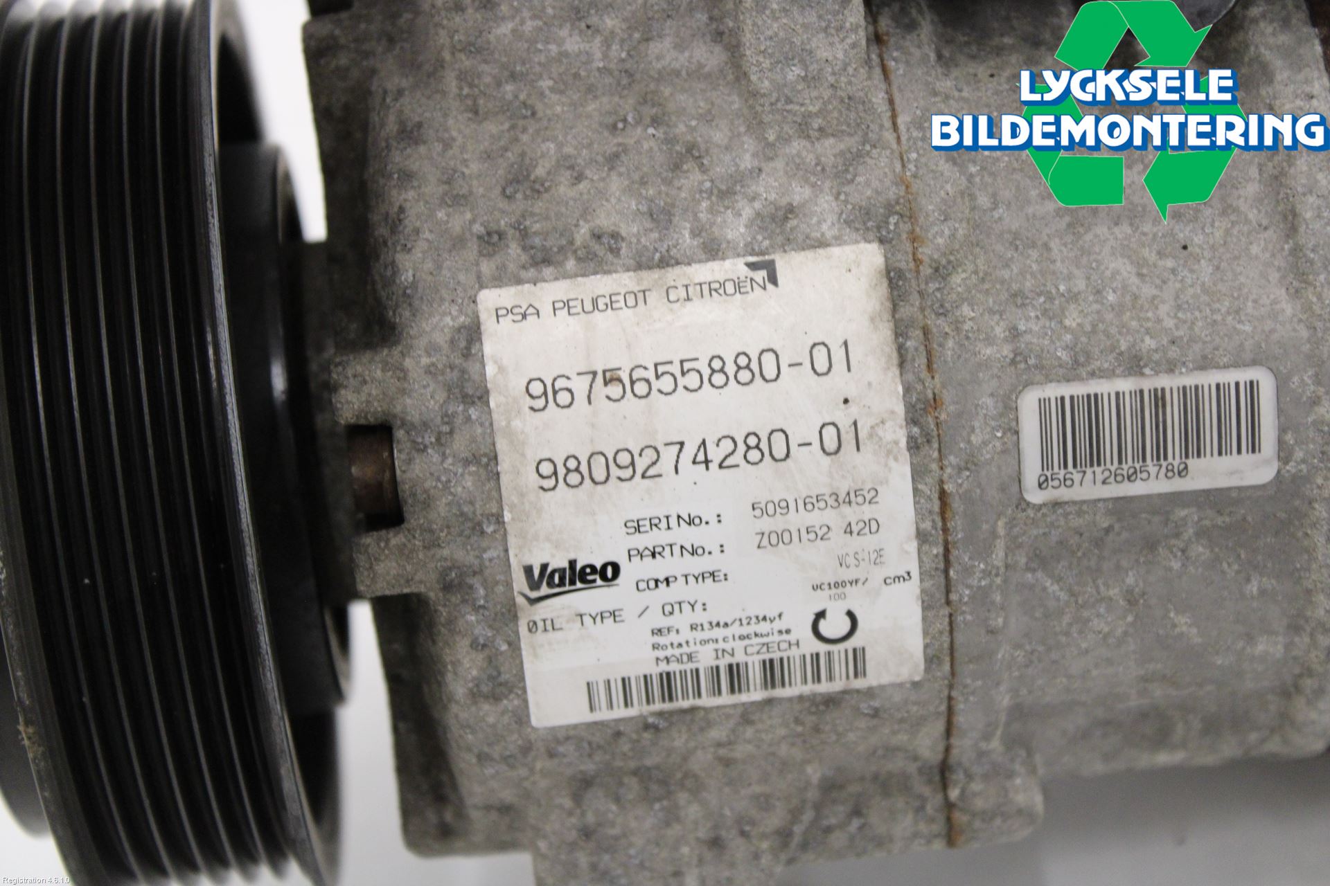 Peugeot 308 14-21 Ac Kompressor