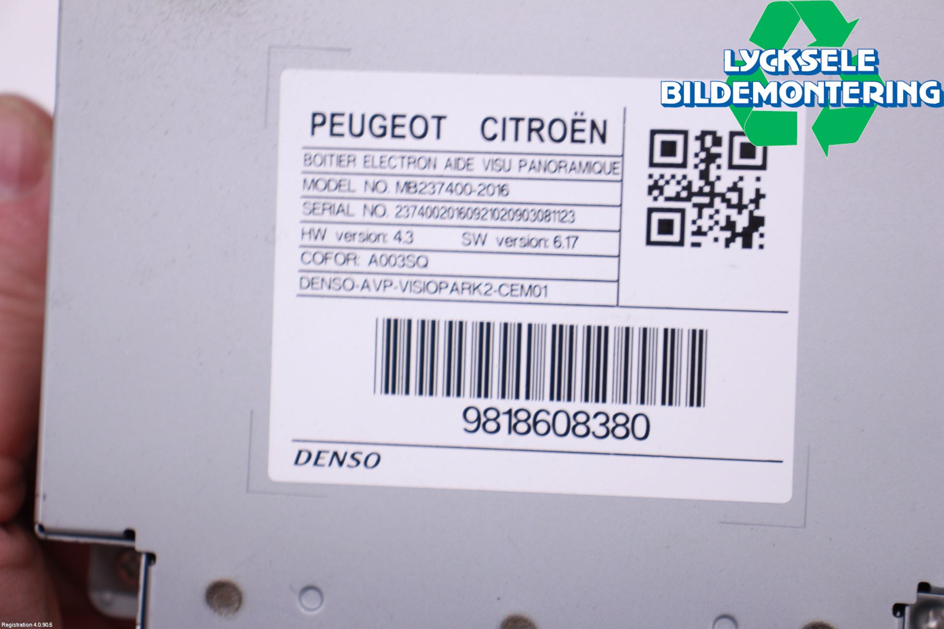Peugeot 3008 17-24 Styrenhet Övrigt
