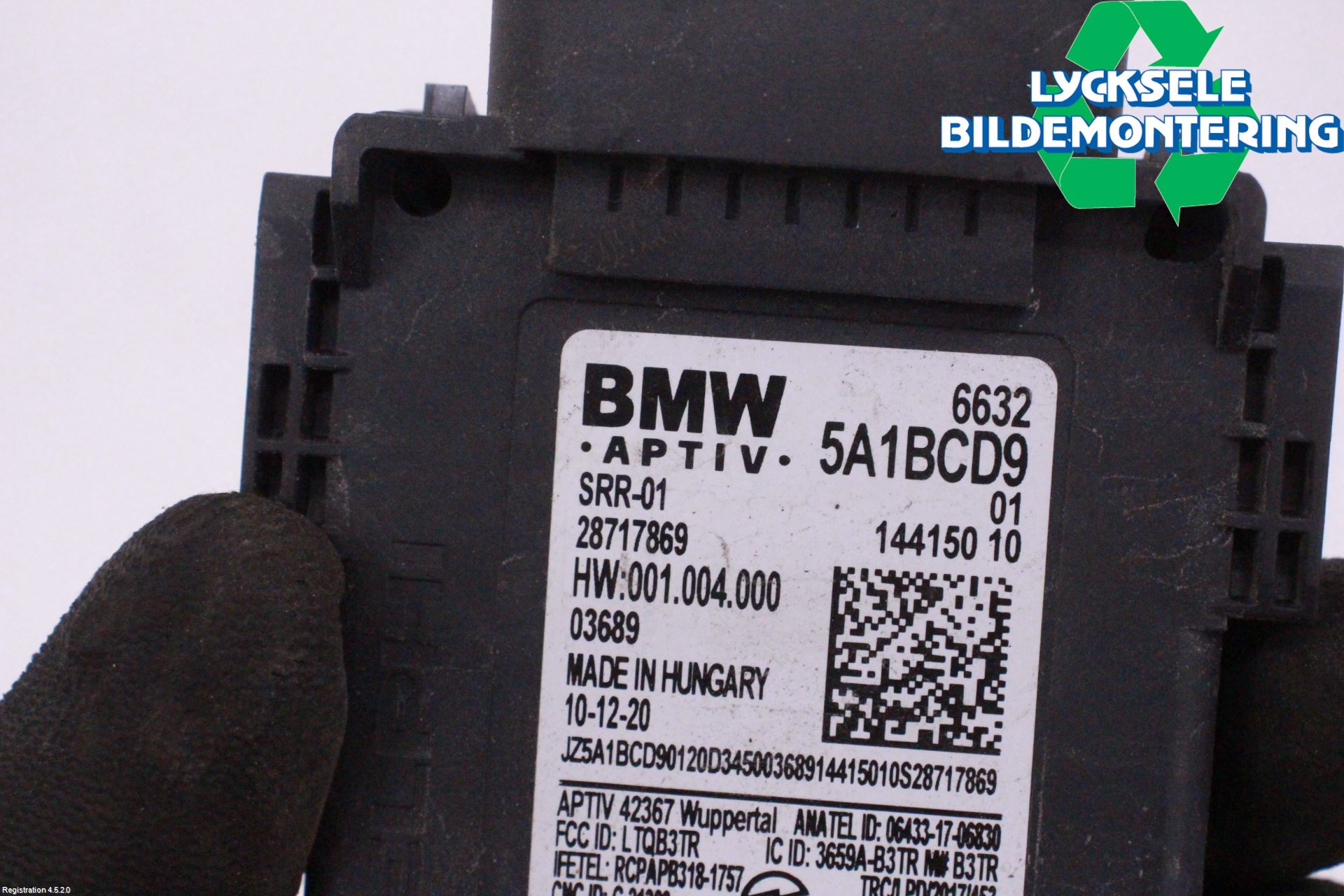 BMW X7 G07 19- Sensor Aktivt Kollisionsskydd