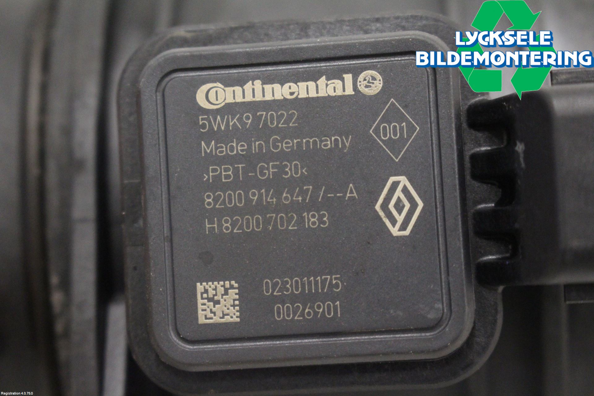 Renault MASTER III  10-14 Injluftmassamätare