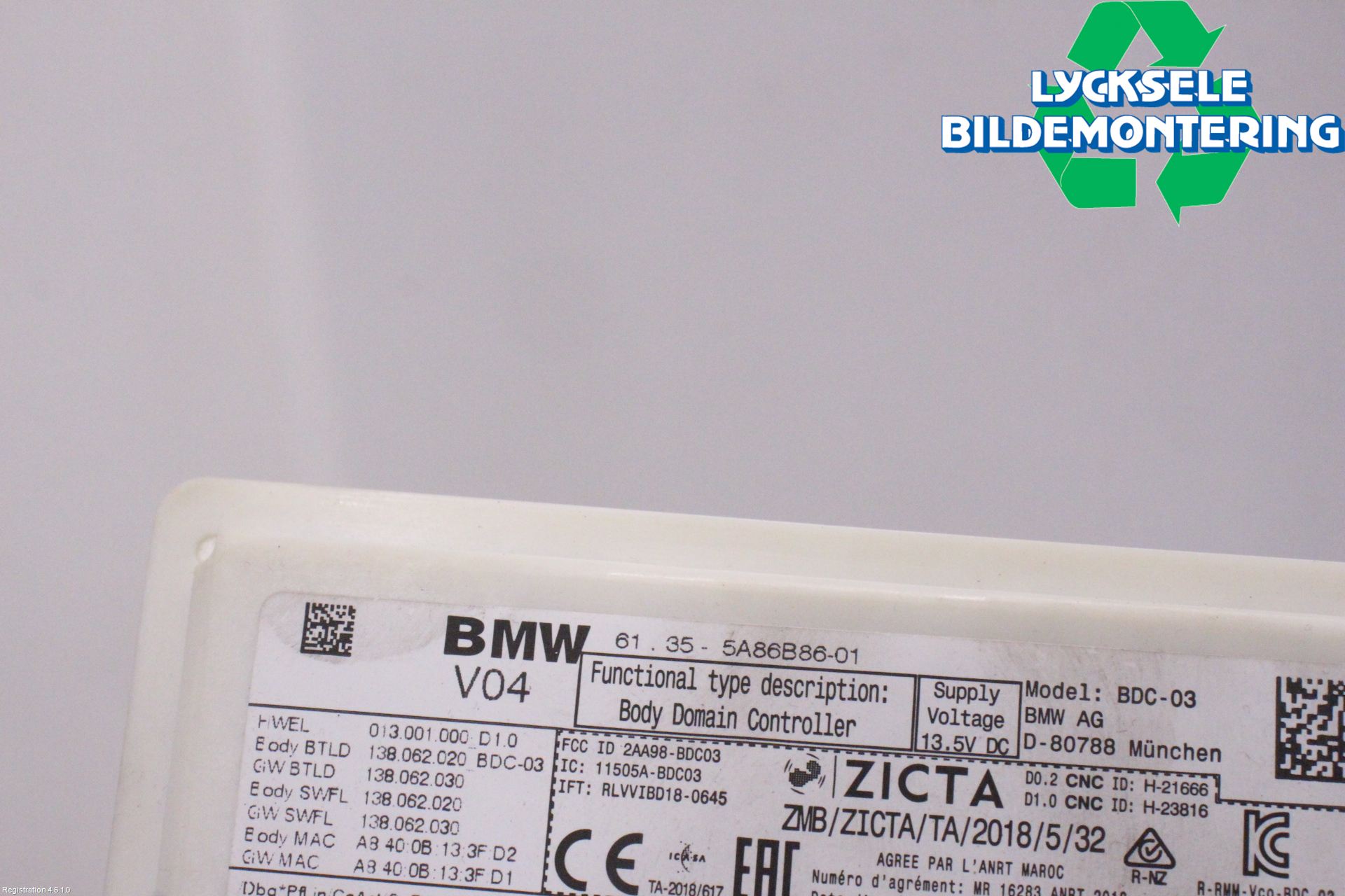 BMW X3 G01 18- Säkringsdosa-Elcentral