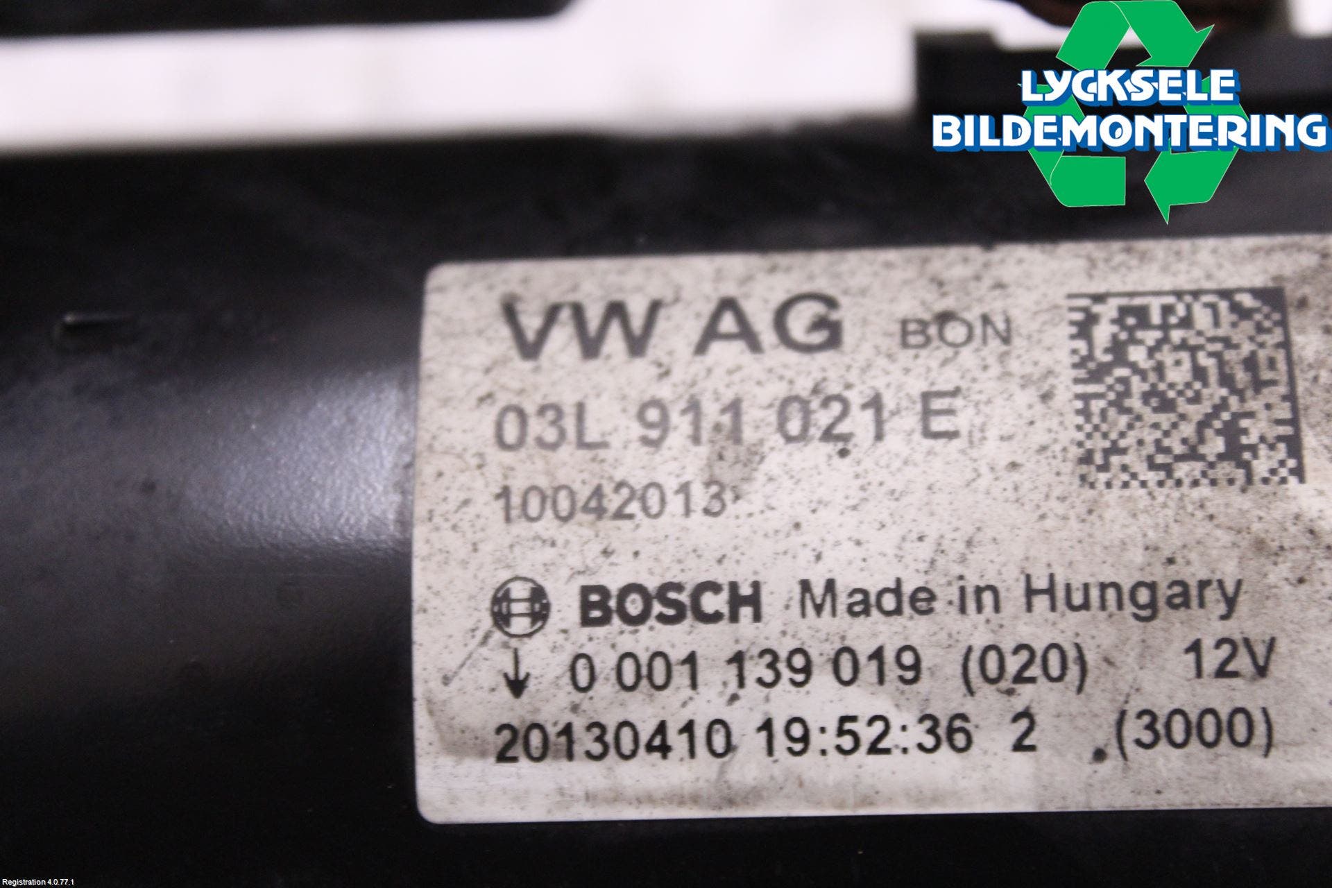 Audi A4 12-15 Startmotor Diesel