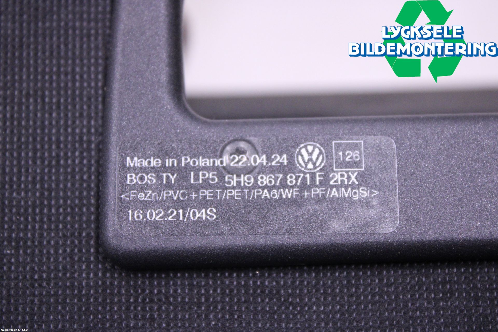 Volkswagen VW GOLF / E-GOLF VIII 20- Insynskydd