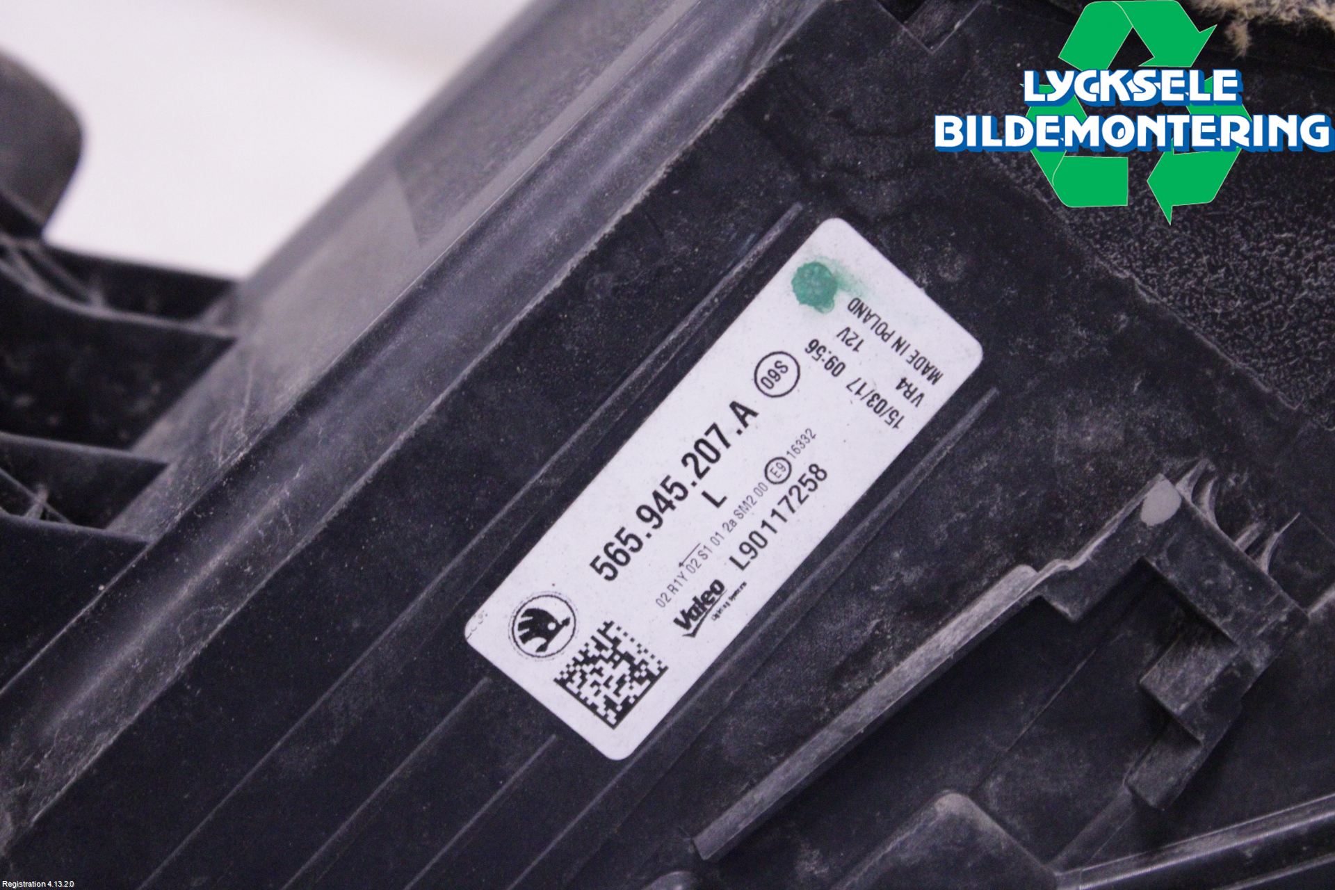Skoda KODIAQ 17-24 Bakljus Vänster