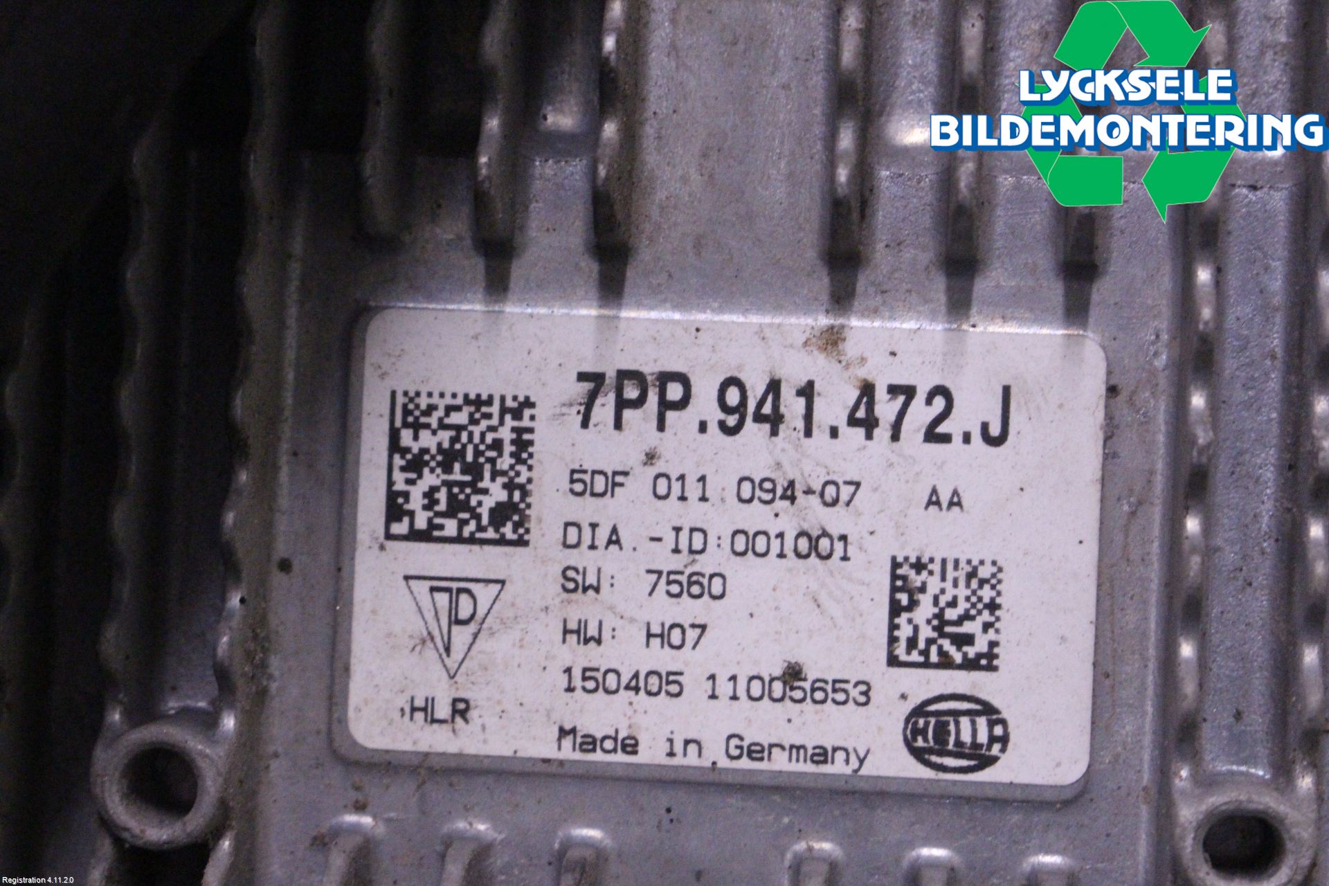 Audi A6/S6 4G 11-18 Styrenhet Strålkastare