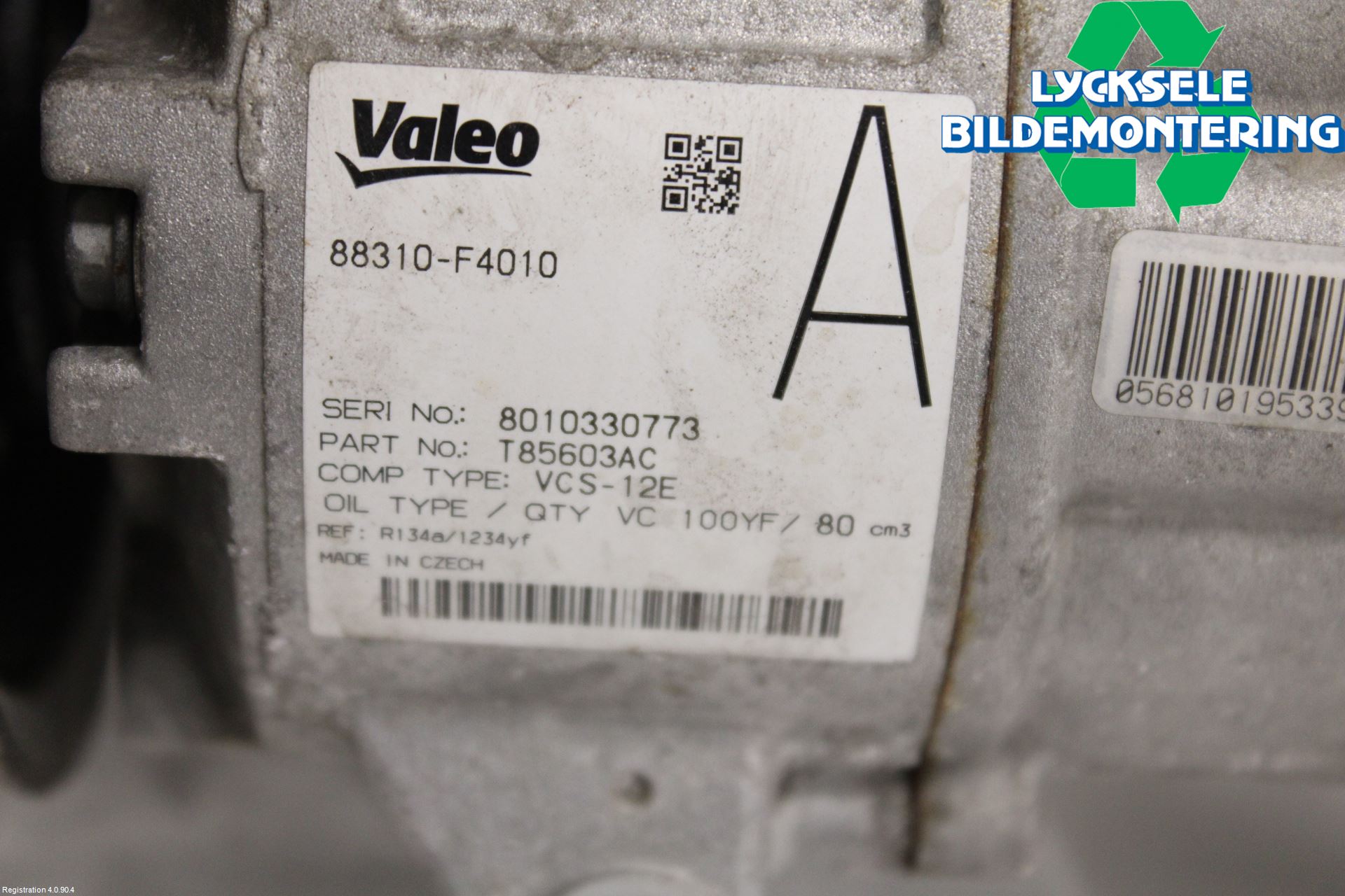 Toyota C-HR 16-23 Ac Kompressor