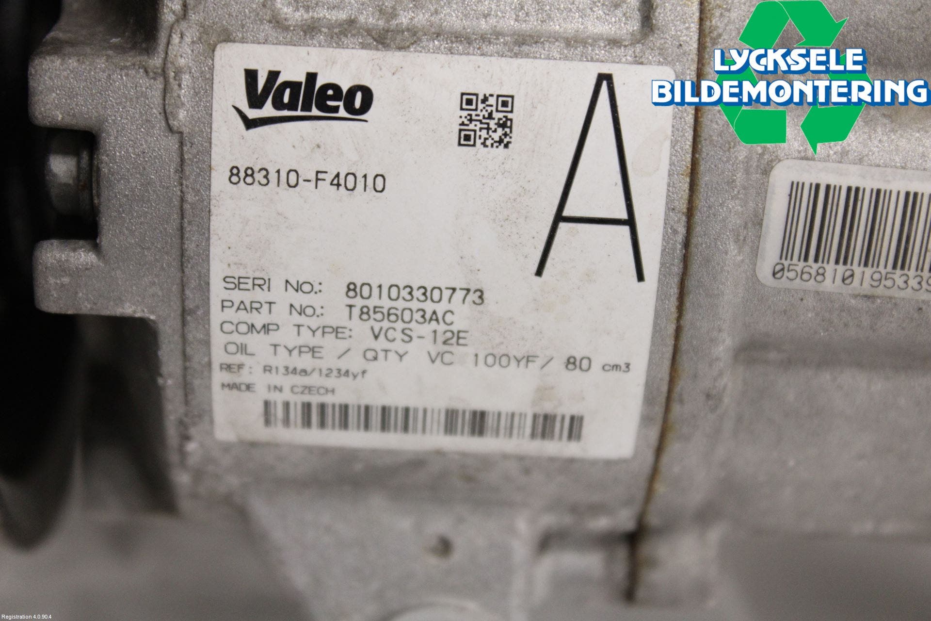 Toyota C-HR 16-23 Ac Kompressor