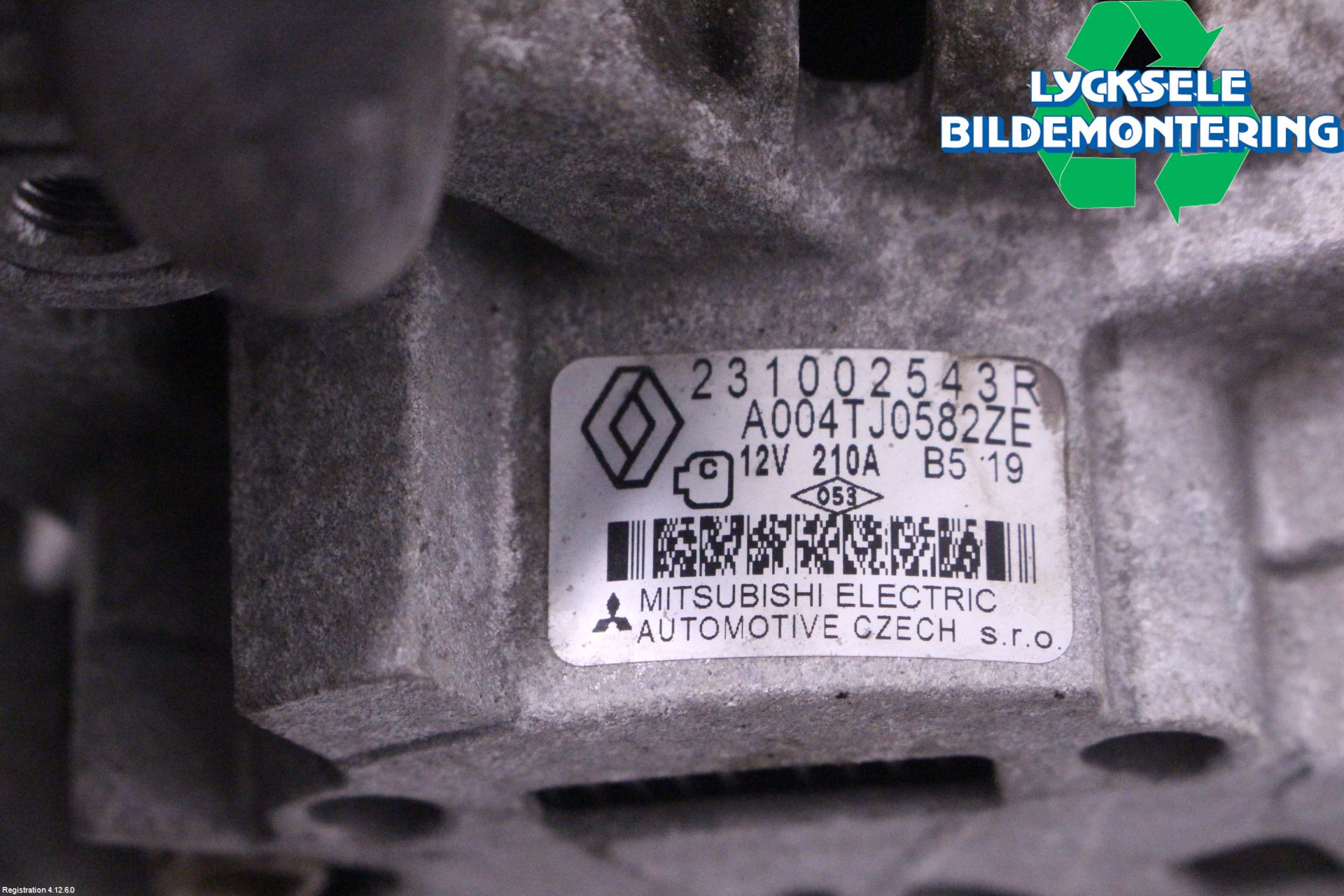 Renault MEGANE III 09-15 Generator
