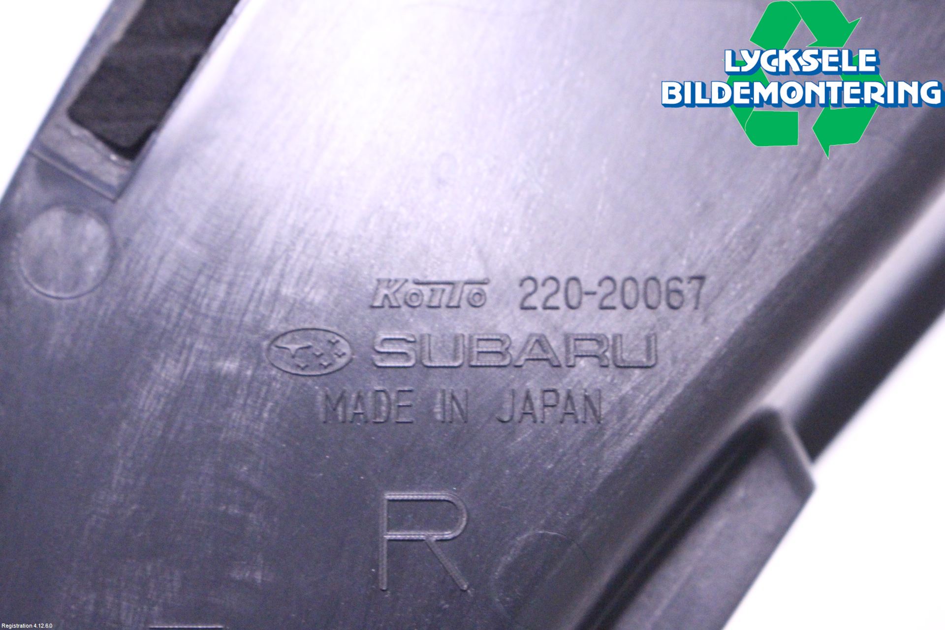 Subaru OUTBACK 10-15 Bakljussarg