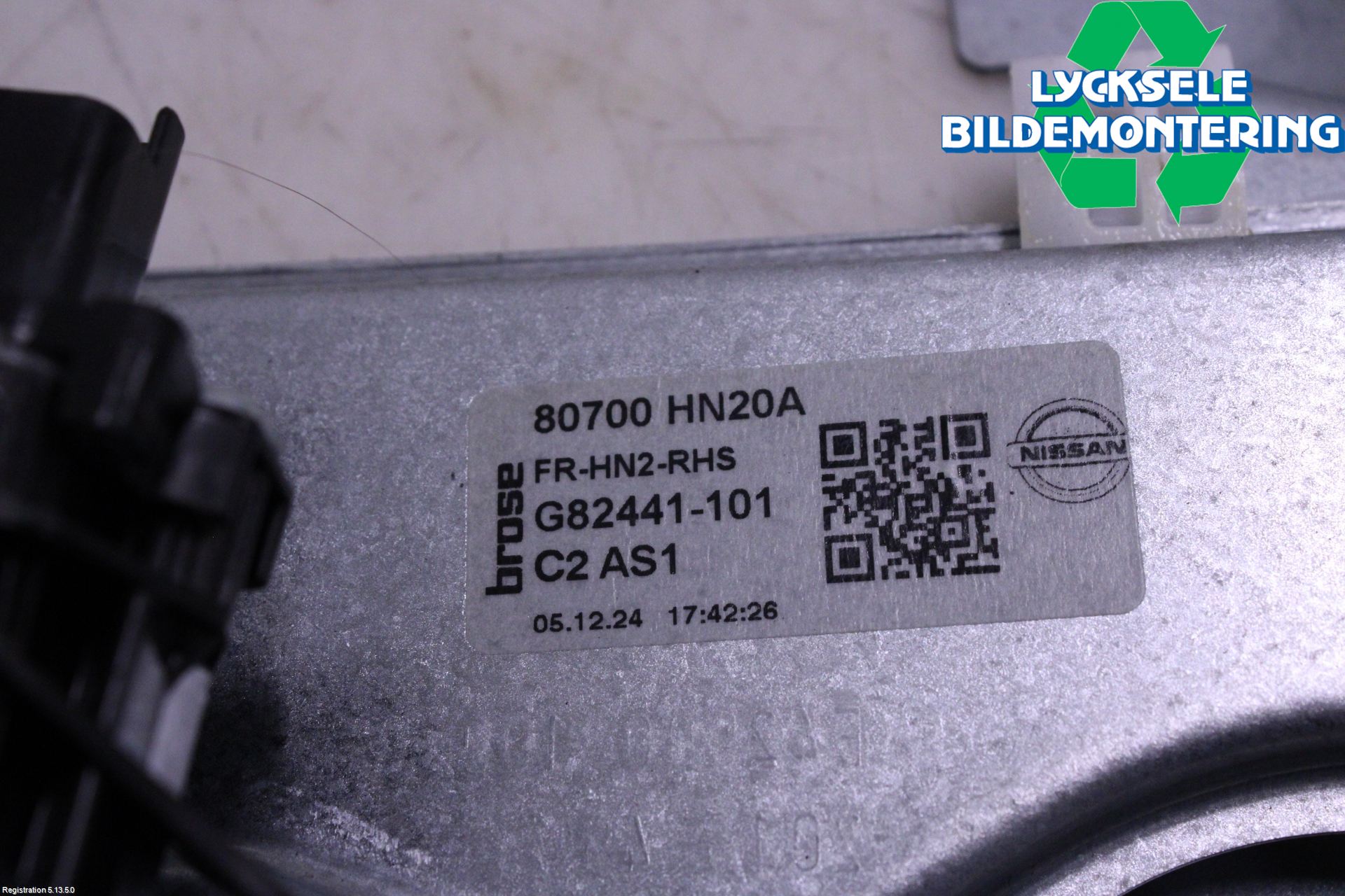 Nissan QASHQAI 21- Fönsterhiss El Kompl
