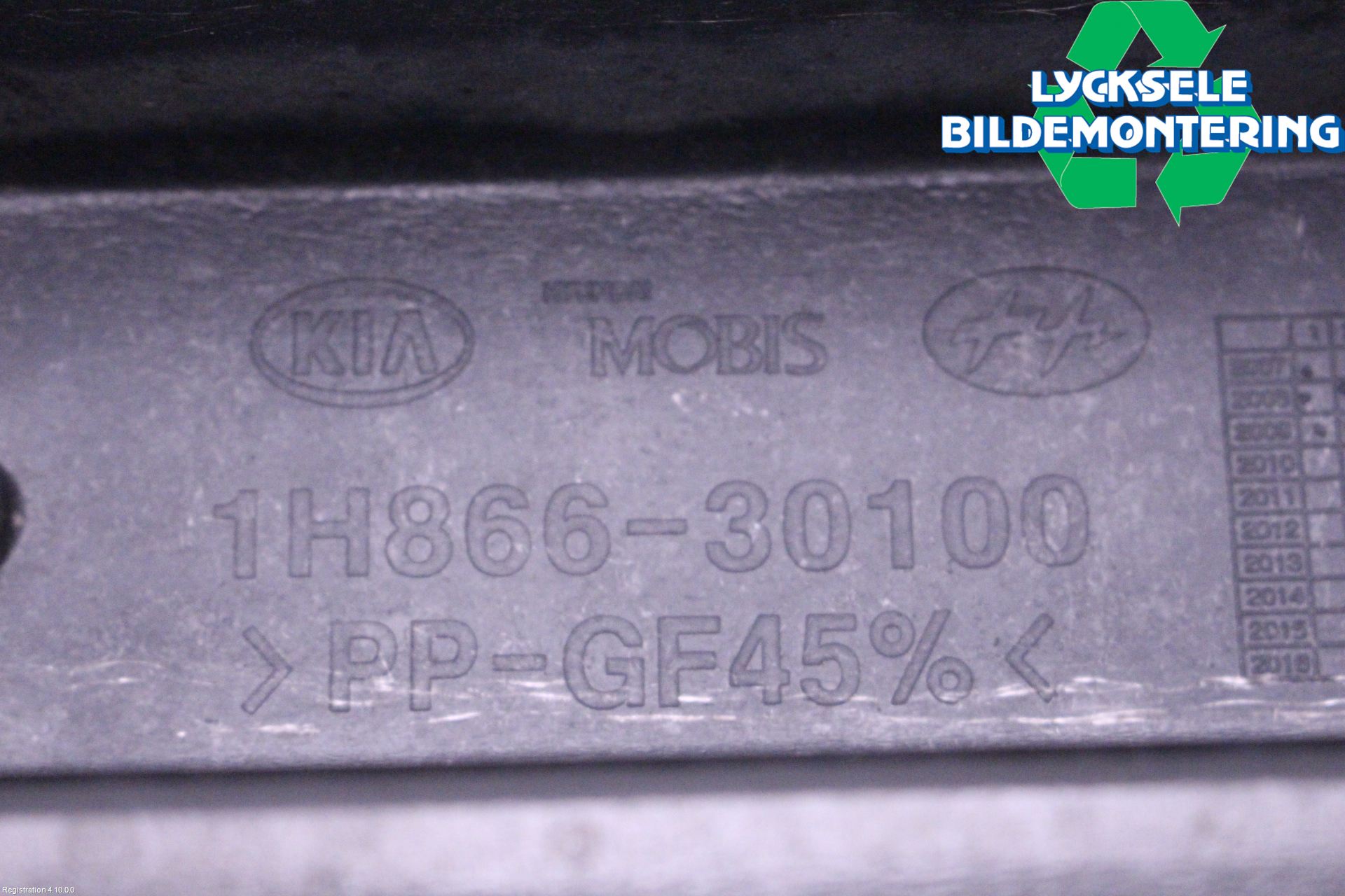 Kia CEED 06-12 Stötfångarbalk Bak