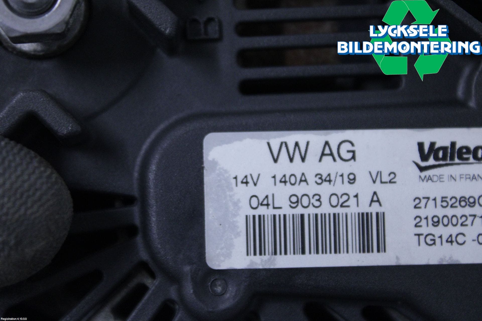 Volkswagen VW CADDY 16-20 Generator