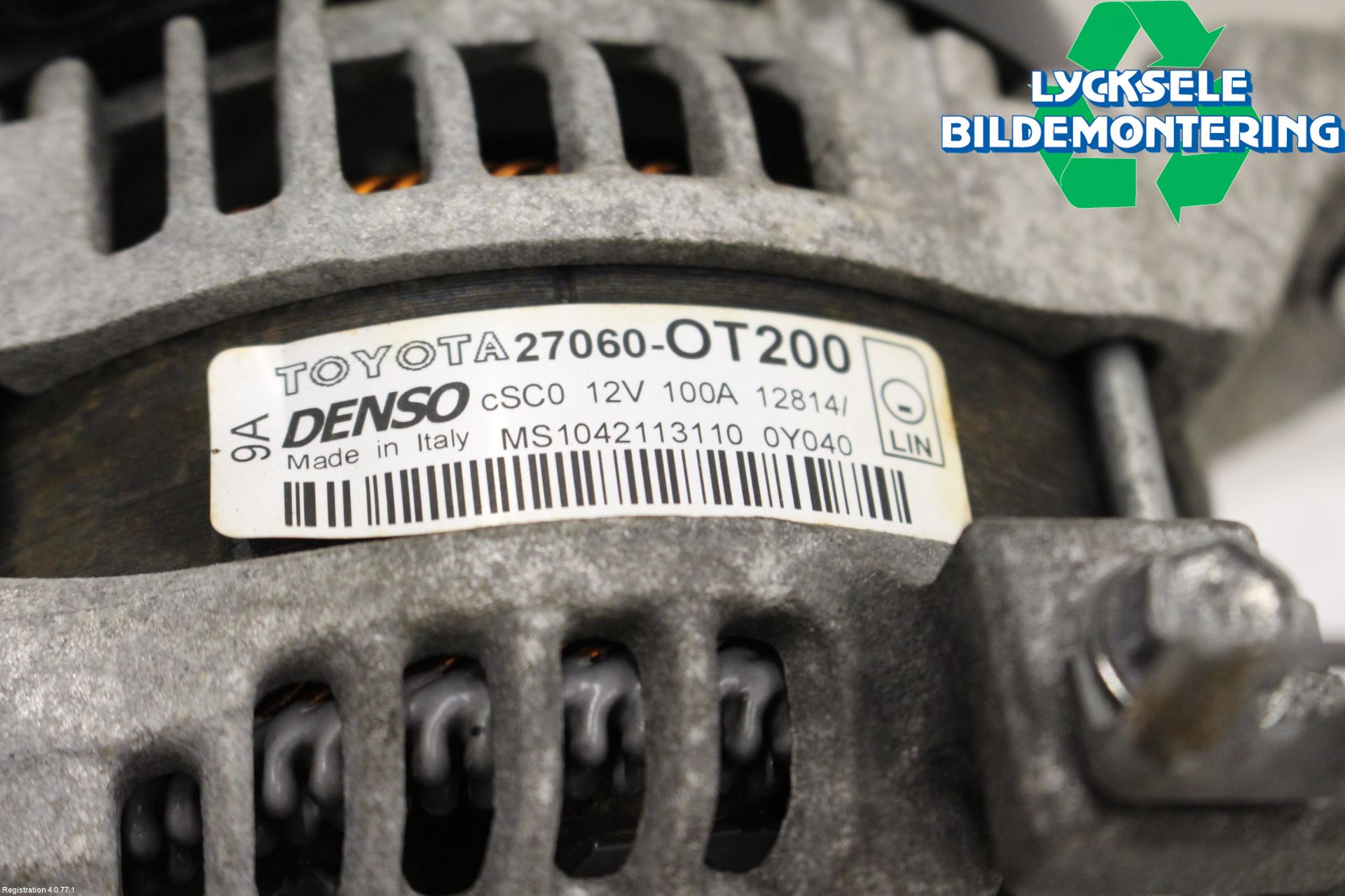 Toyota AURIS 13-19 Generator