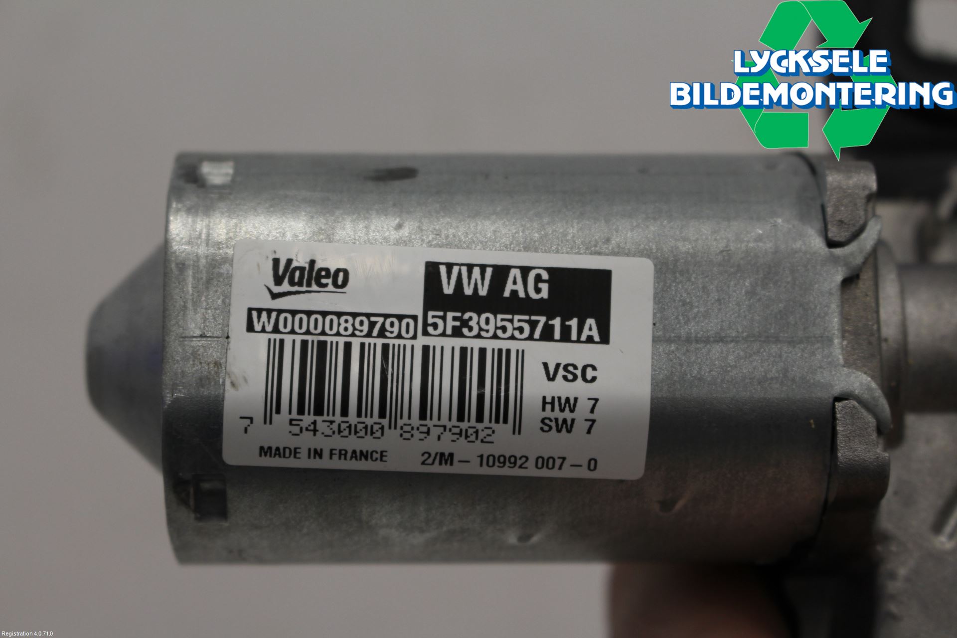 Seat TARRACO 19- Torkarmotor Baklucka