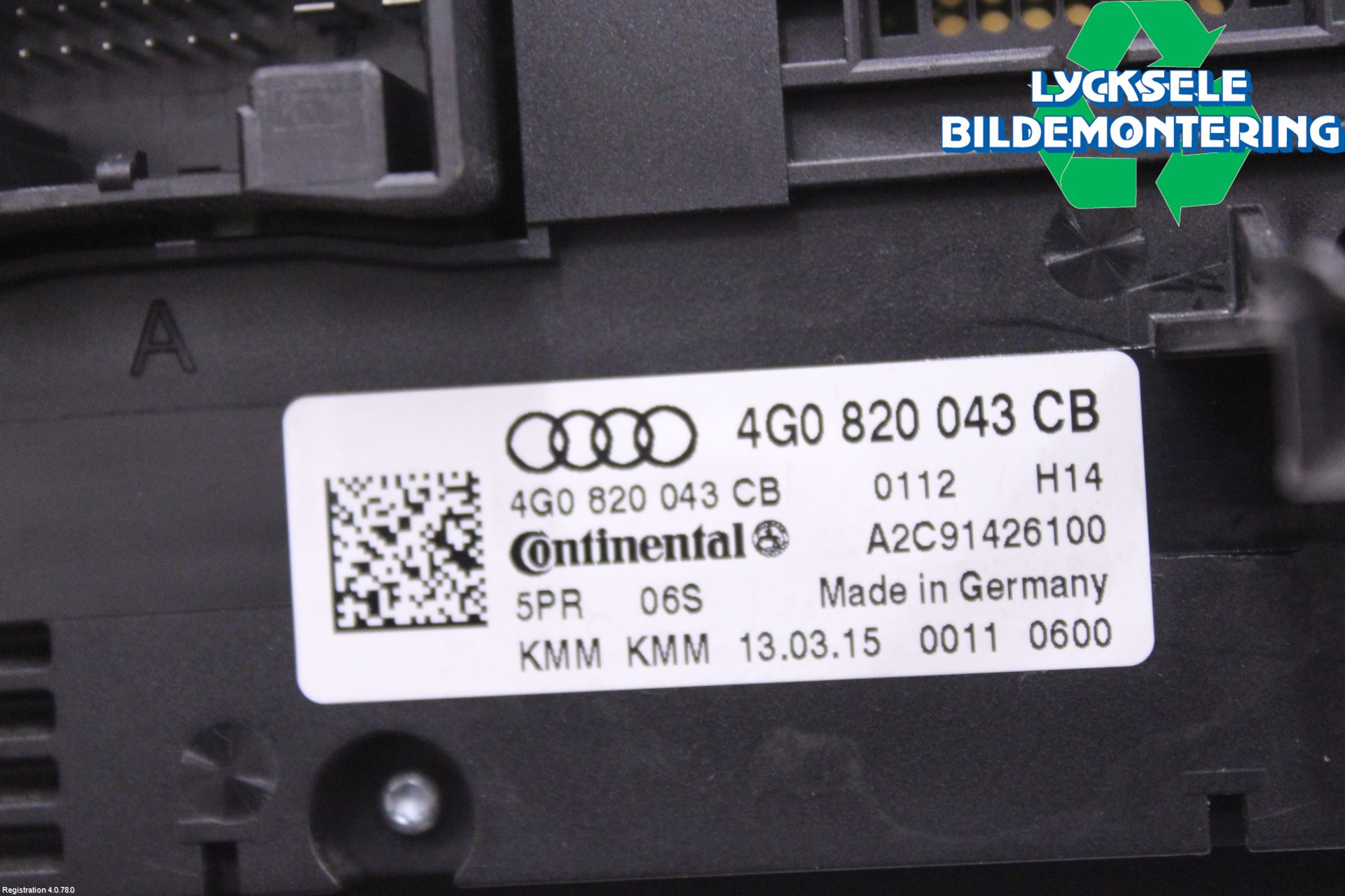 Audi A6 ALLROAD 12-18 Ac Styrenhet Ac Manöveren