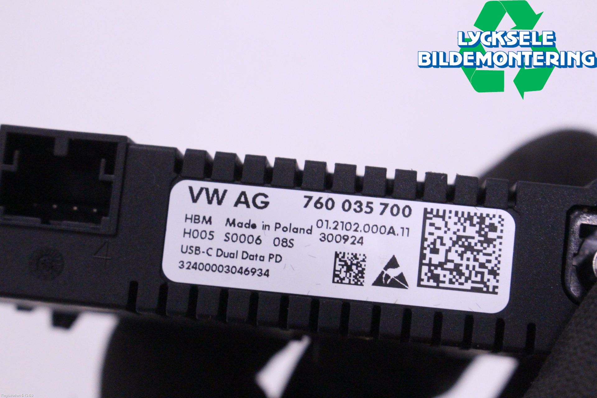 Volkswagen VW TOUAREG CR 18- Usb Connection
