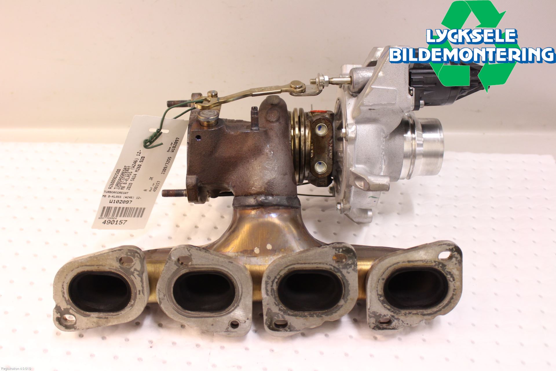 Mercedes-Benz MB B-KLASS (W247) 19- Turboaggregat