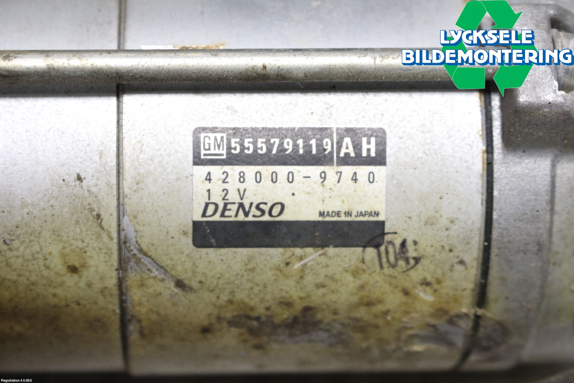 Opel INSIGNIA 17- Startmotor Diesel