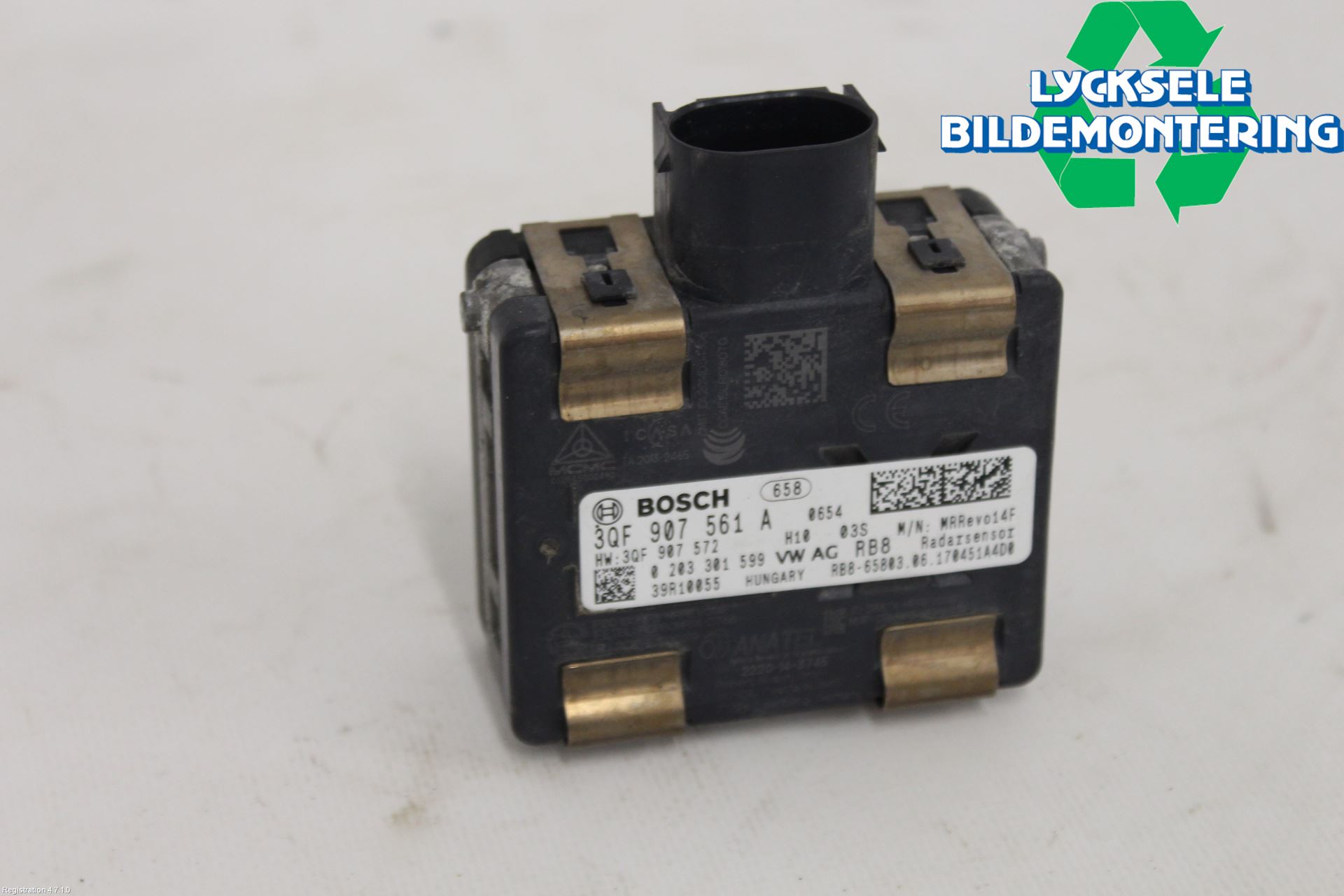 Volkswagen VW GOLF / E-GOLF VII 13-20 Sensor Adaptiv Farthållare