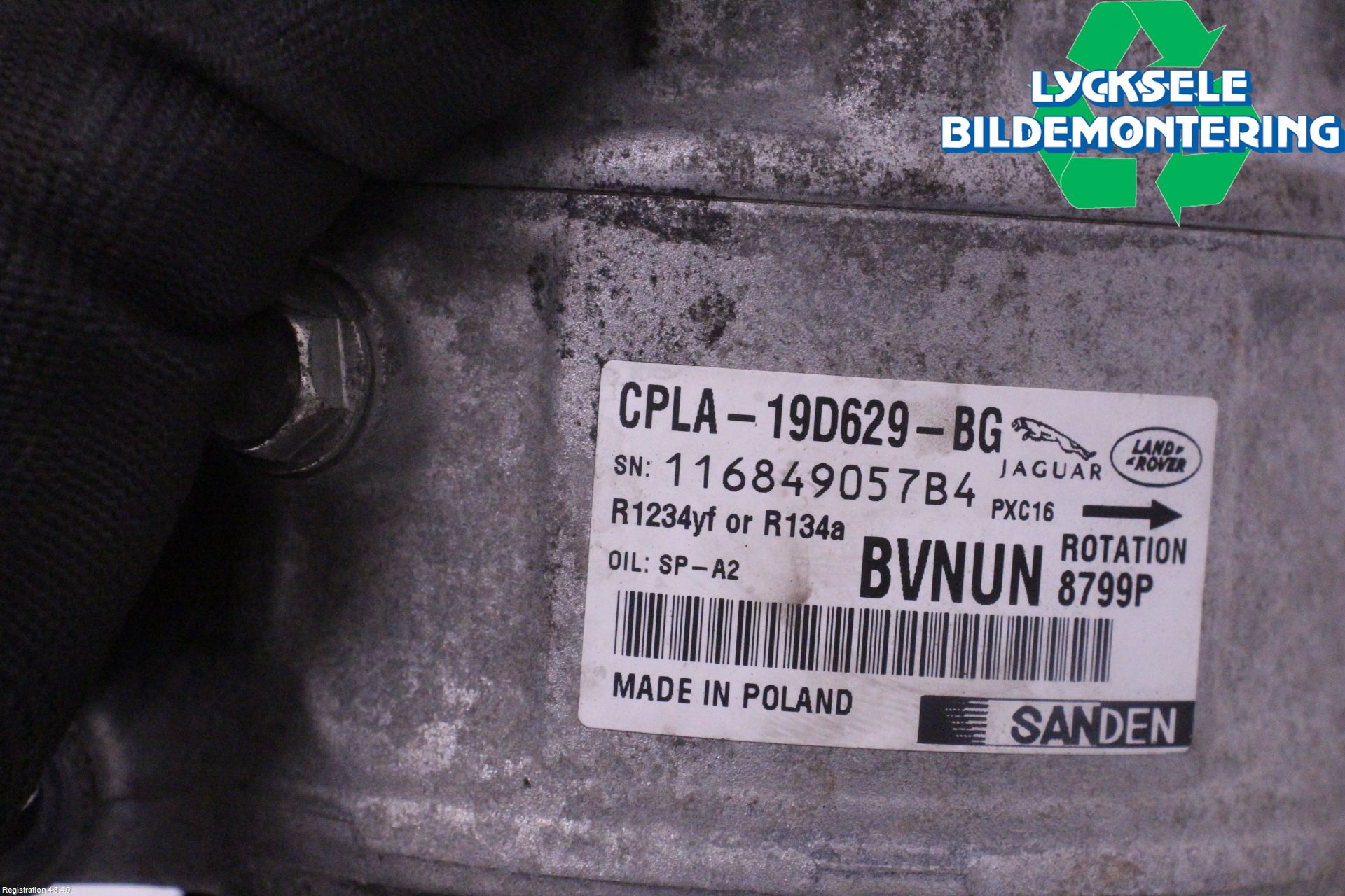 Landrover LAND ROVER DISCOVERY 5 16->> Ac Kompressor