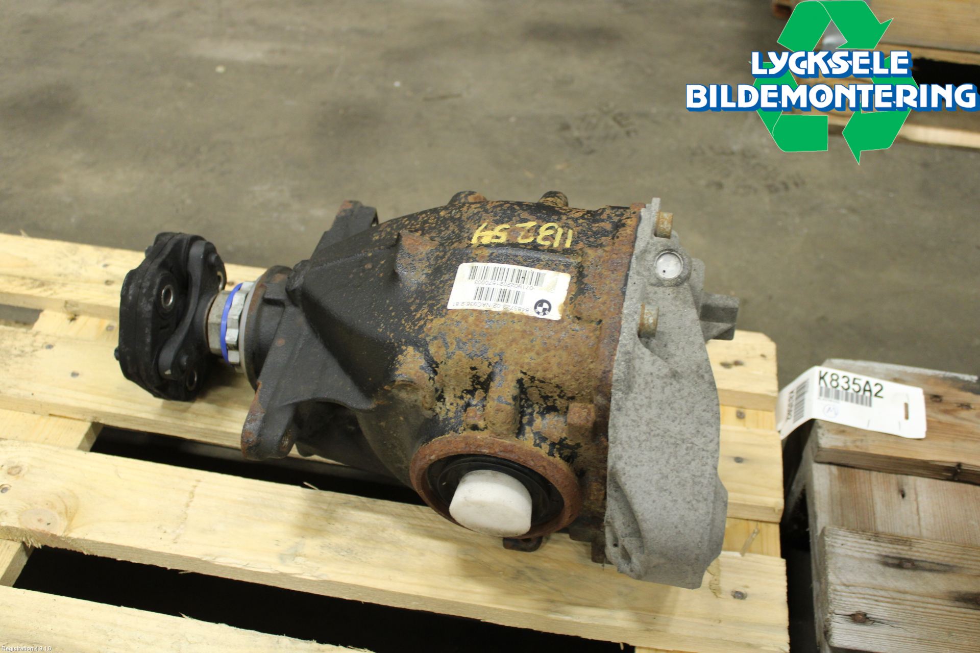 BMW 3 F30/F31/F80 12-19 Bakväxel-Diff